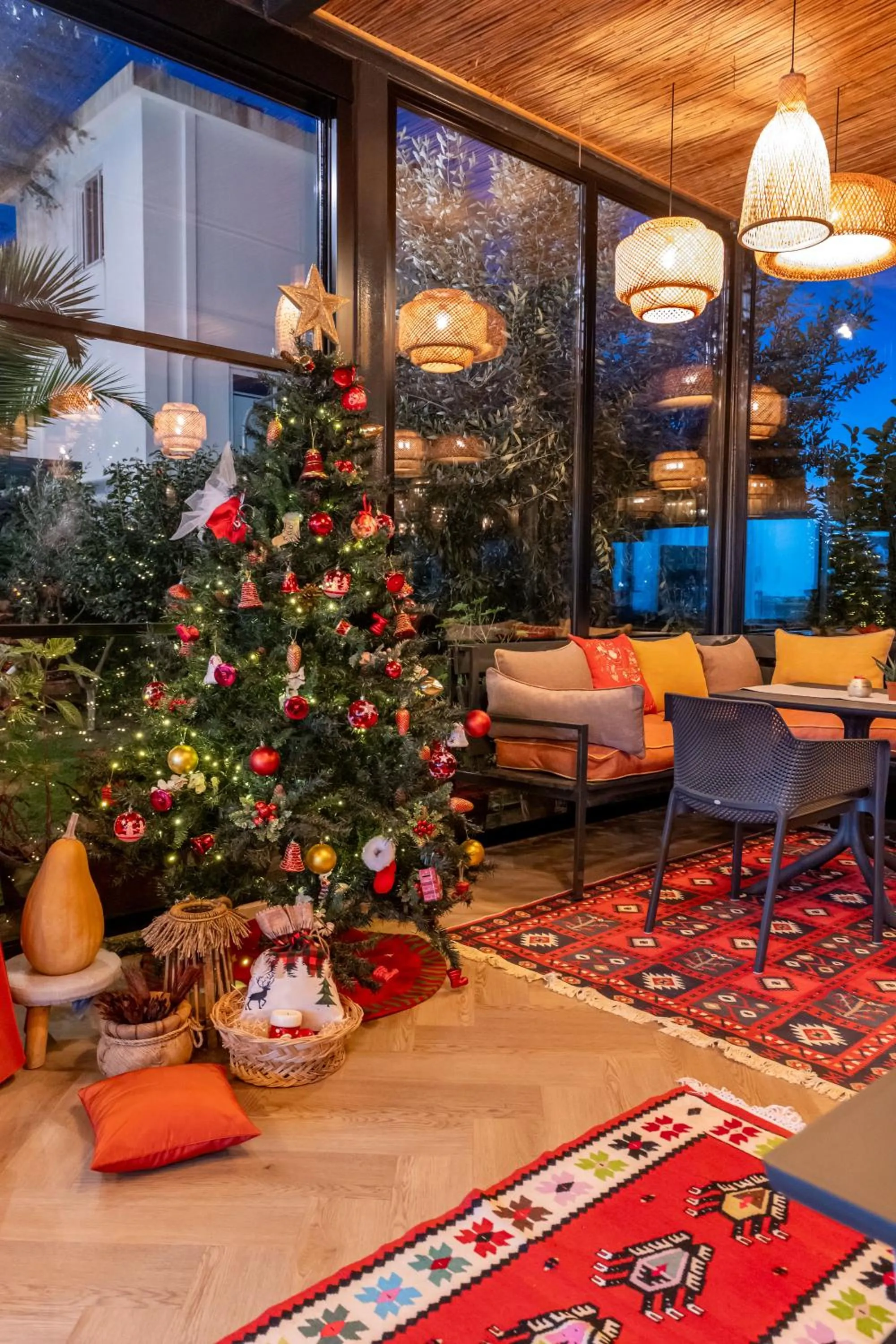 Seating area in Villa Green Garden