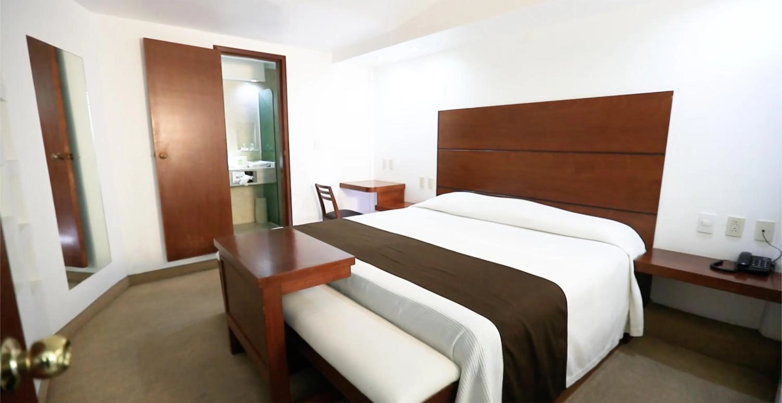 Bedroom, Bed in GS Jerocs Tlaxcala