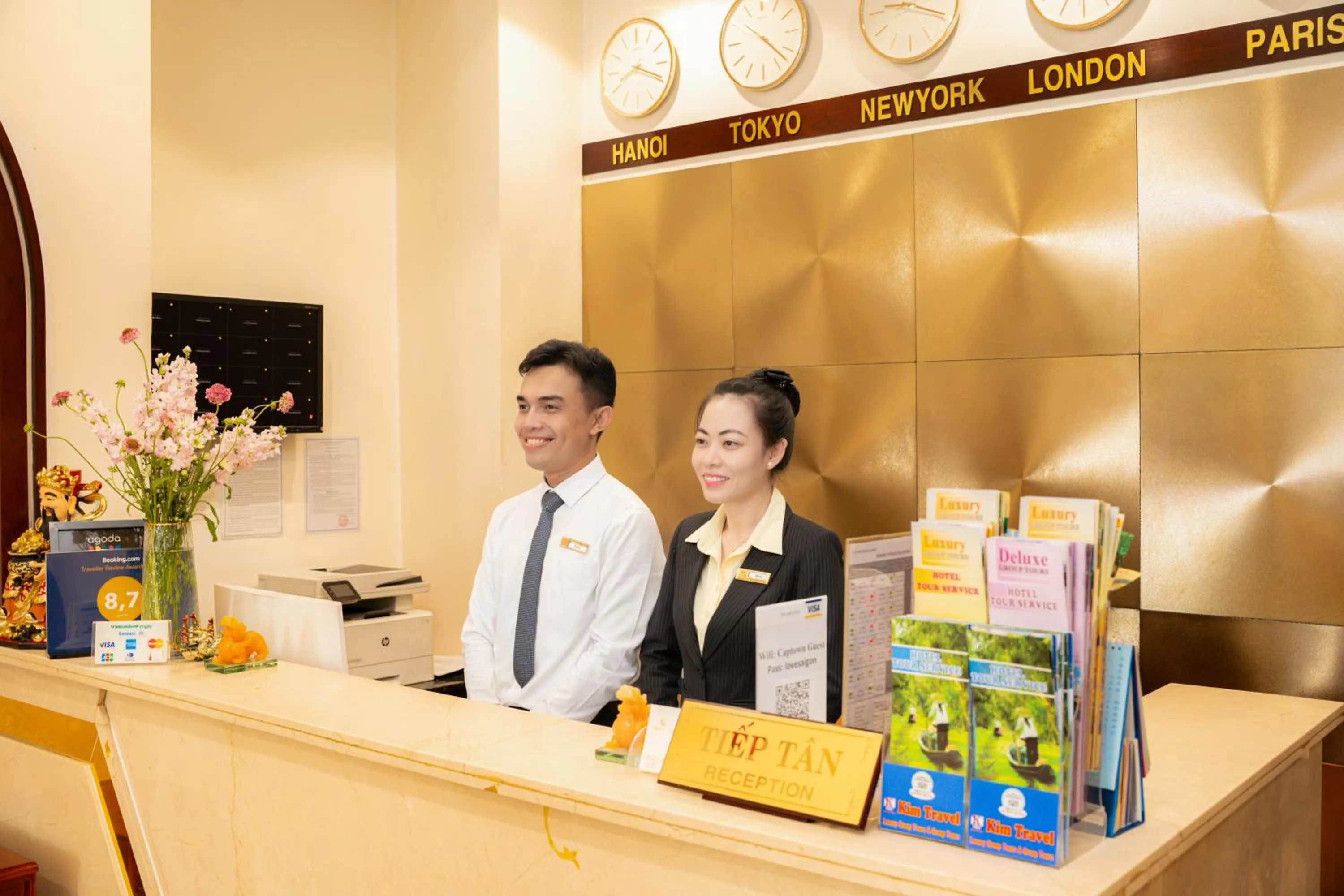 Lobby or reception in Cap Town Hotel