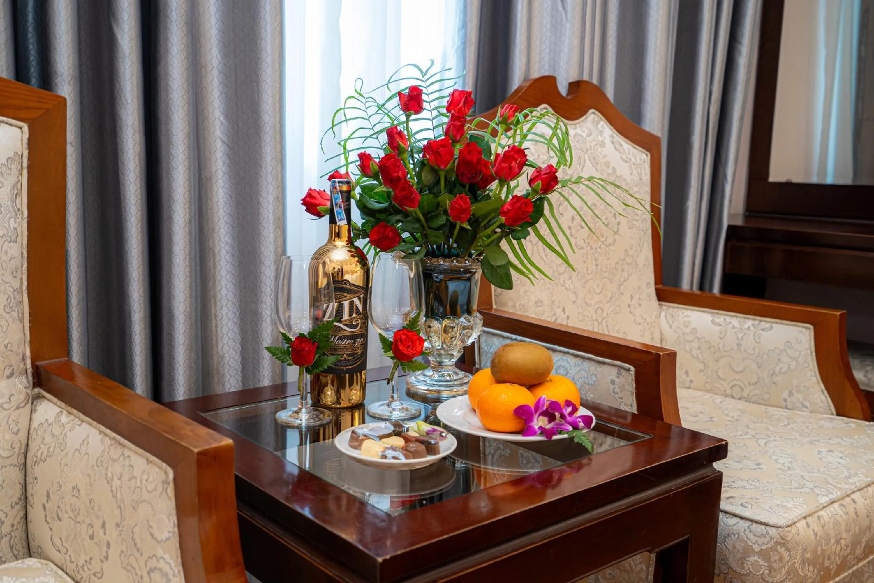 Food and drinks in Cap Town Hotel