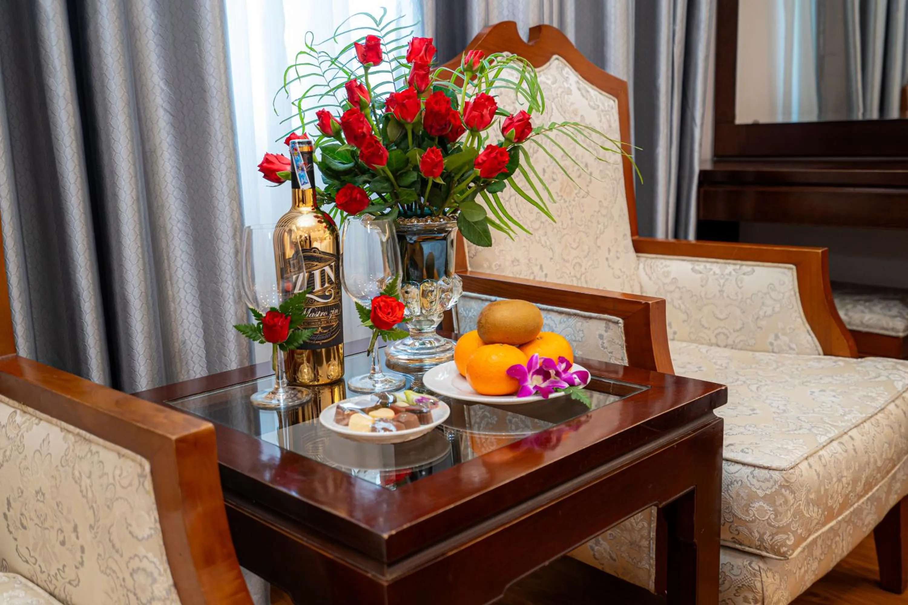 Food and drinks in Cap Town Hotel