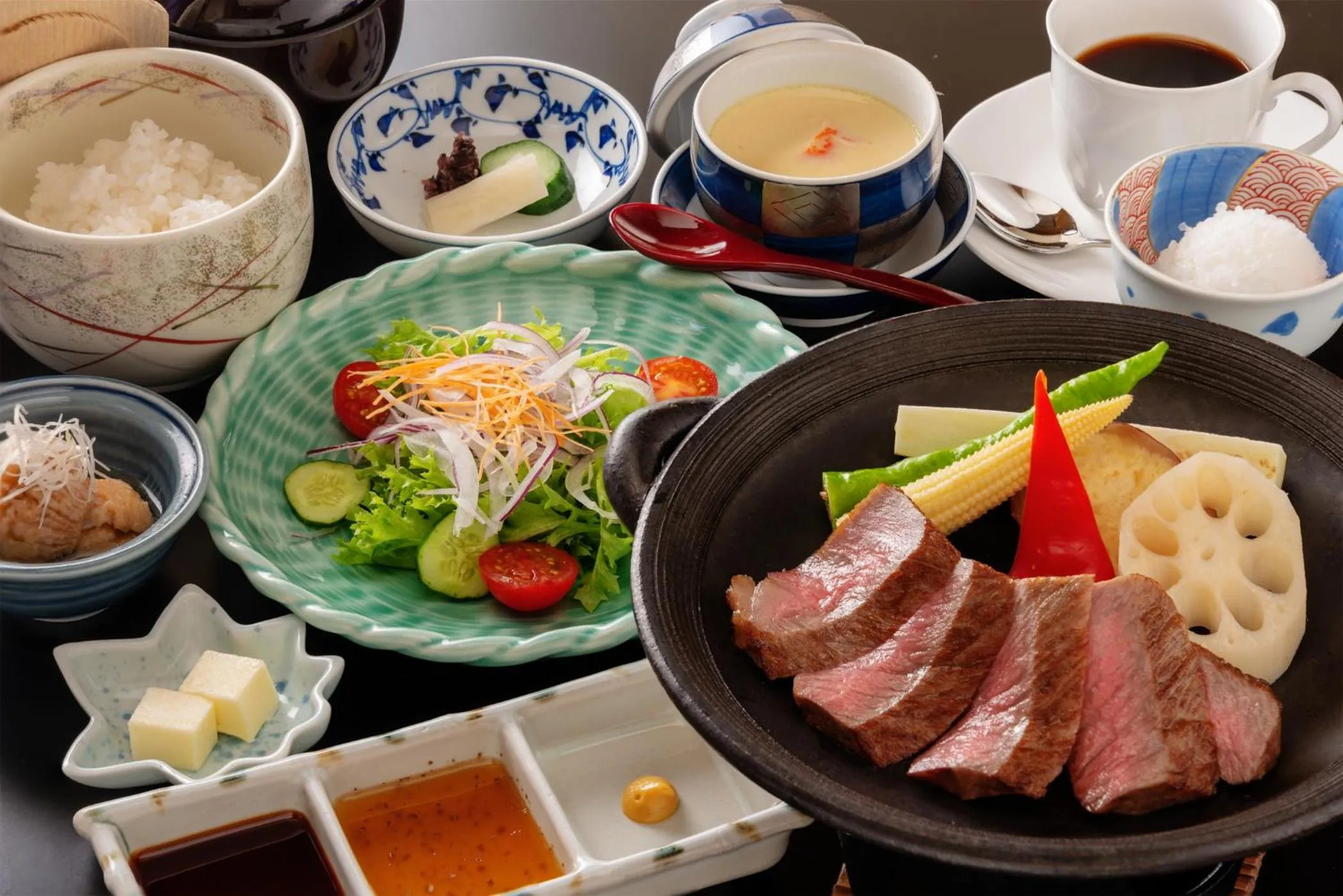 Dinner in Tokushima Grandvrio Hotel