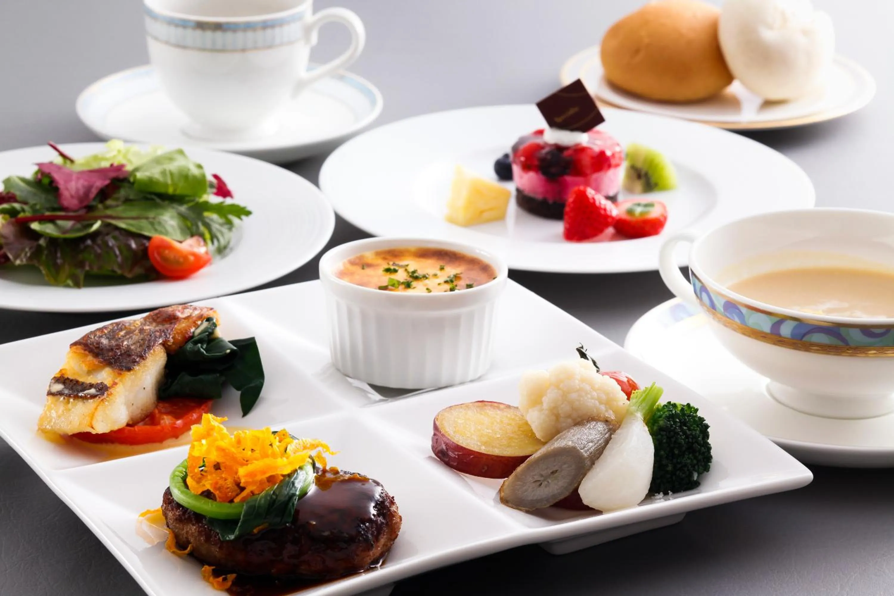 Dinner in Tokushima Grandvrio Hotel