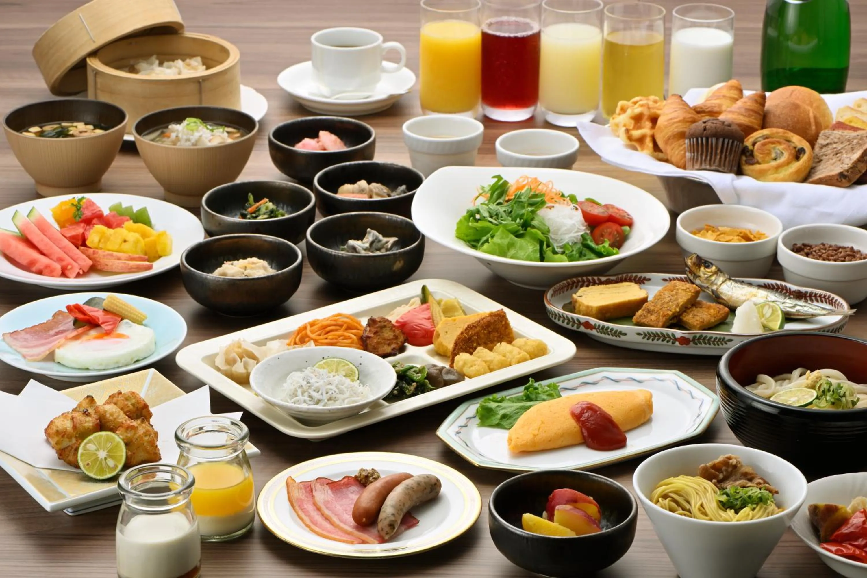 Breakfast in Tokushima Grandvrio Hotel
