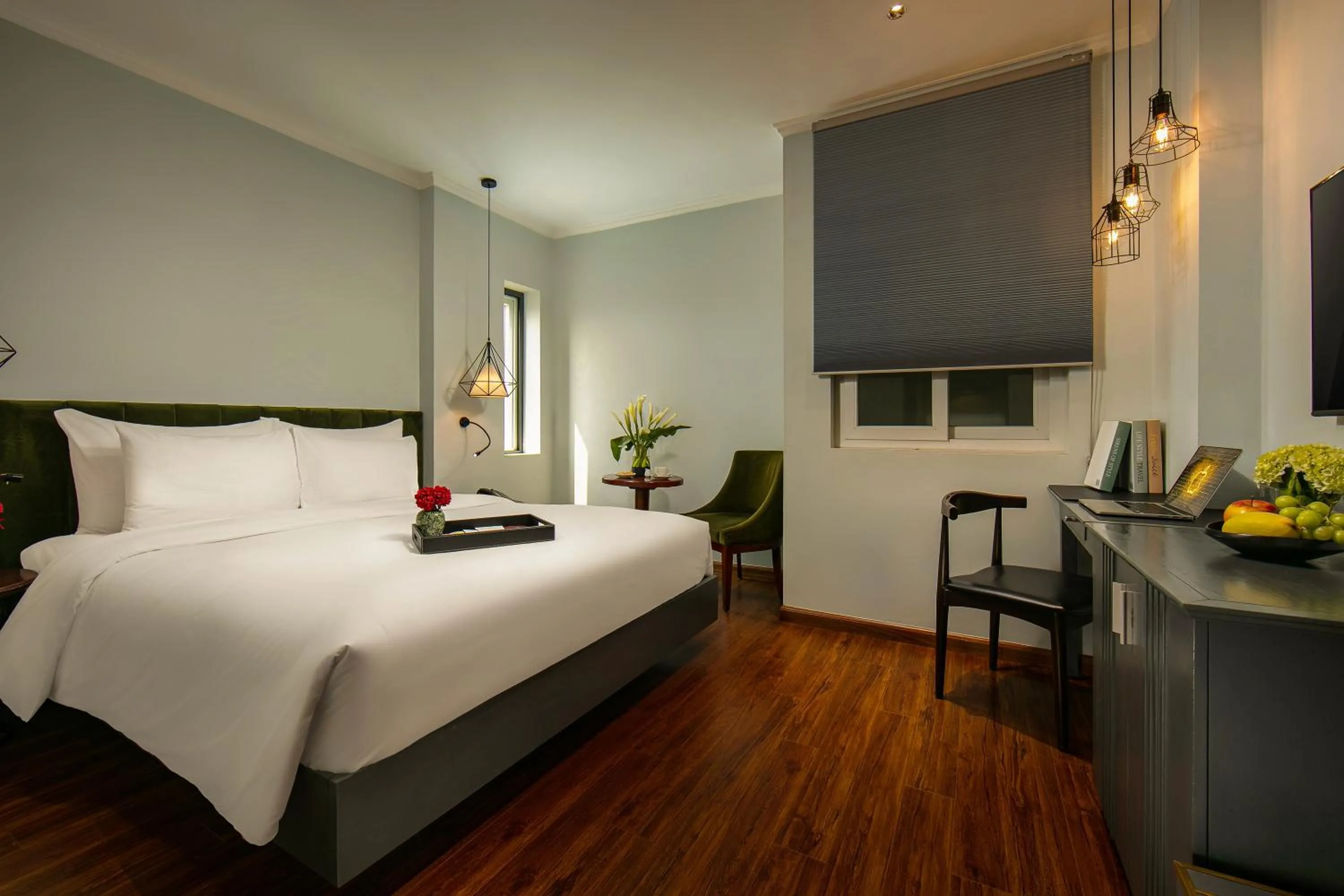 Bed in La Mejor Hotel & Sky Bar