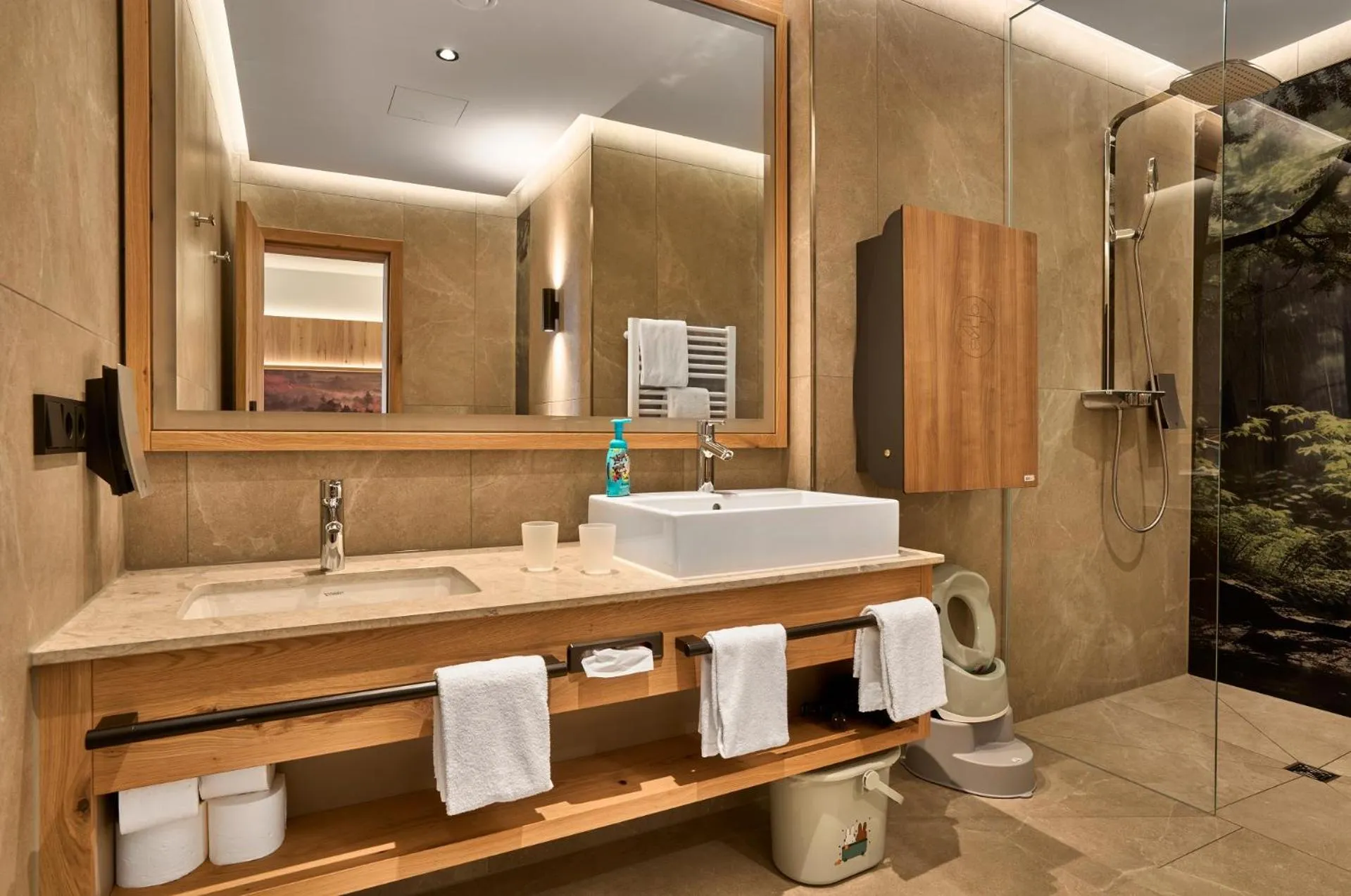 Bathroom in Familotel Schreinerhof