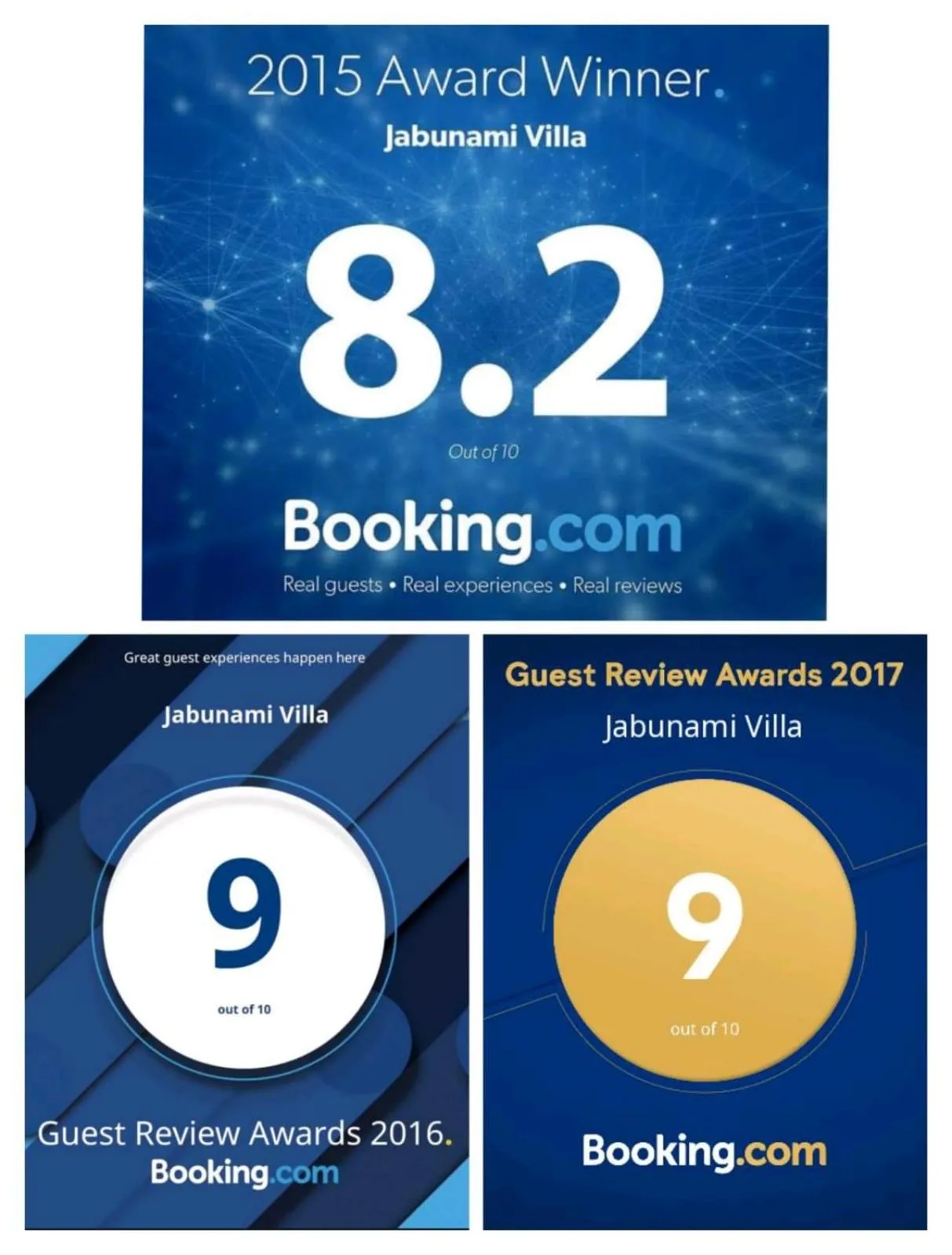 Certificate/Award in Jabunami Estate