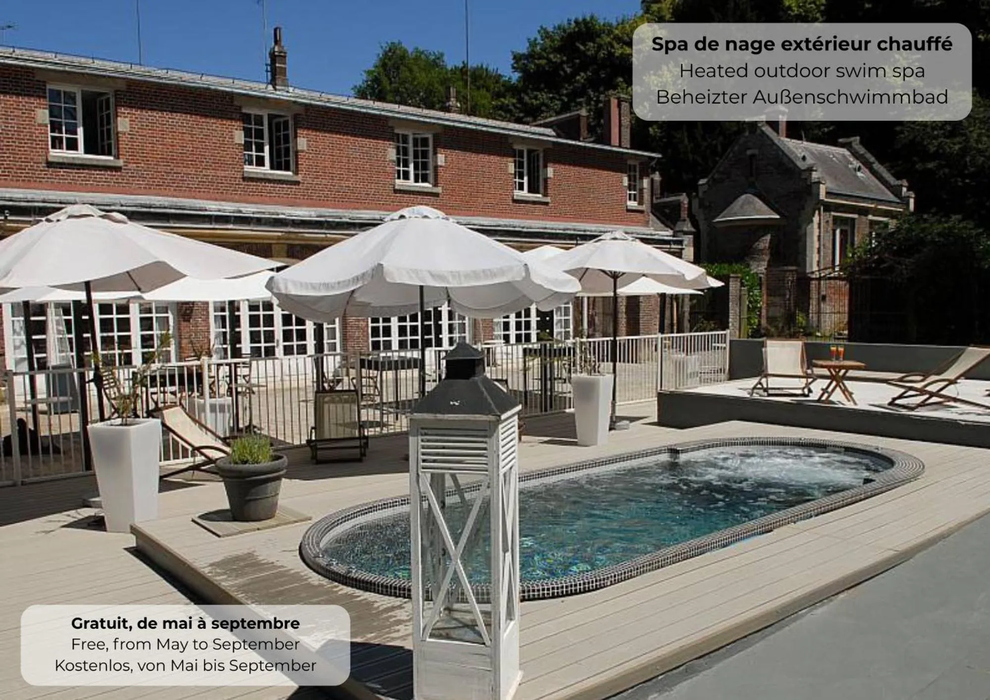 Patio in Domaine de Joinville