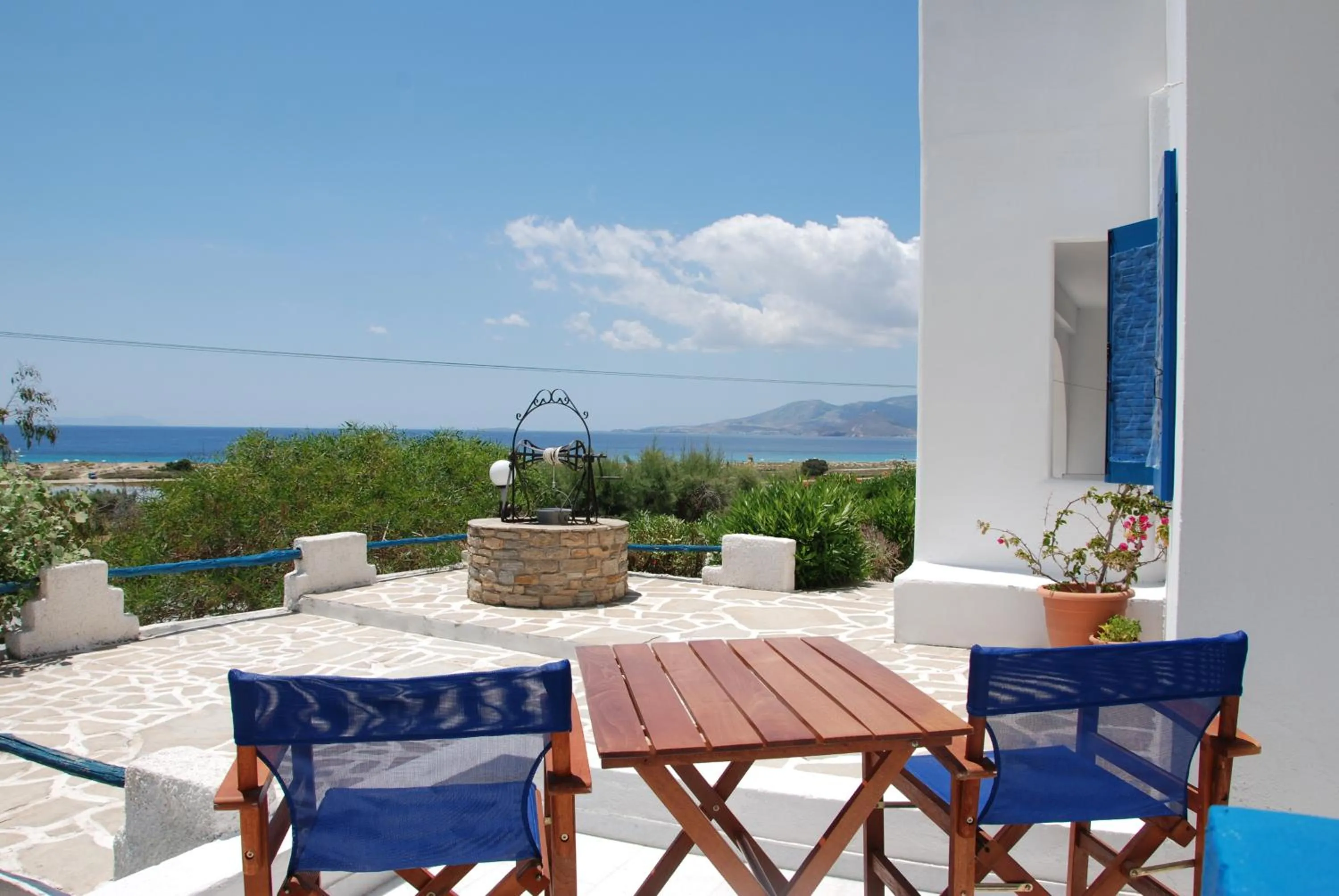 Patio in Koulas Pension - Red Lake