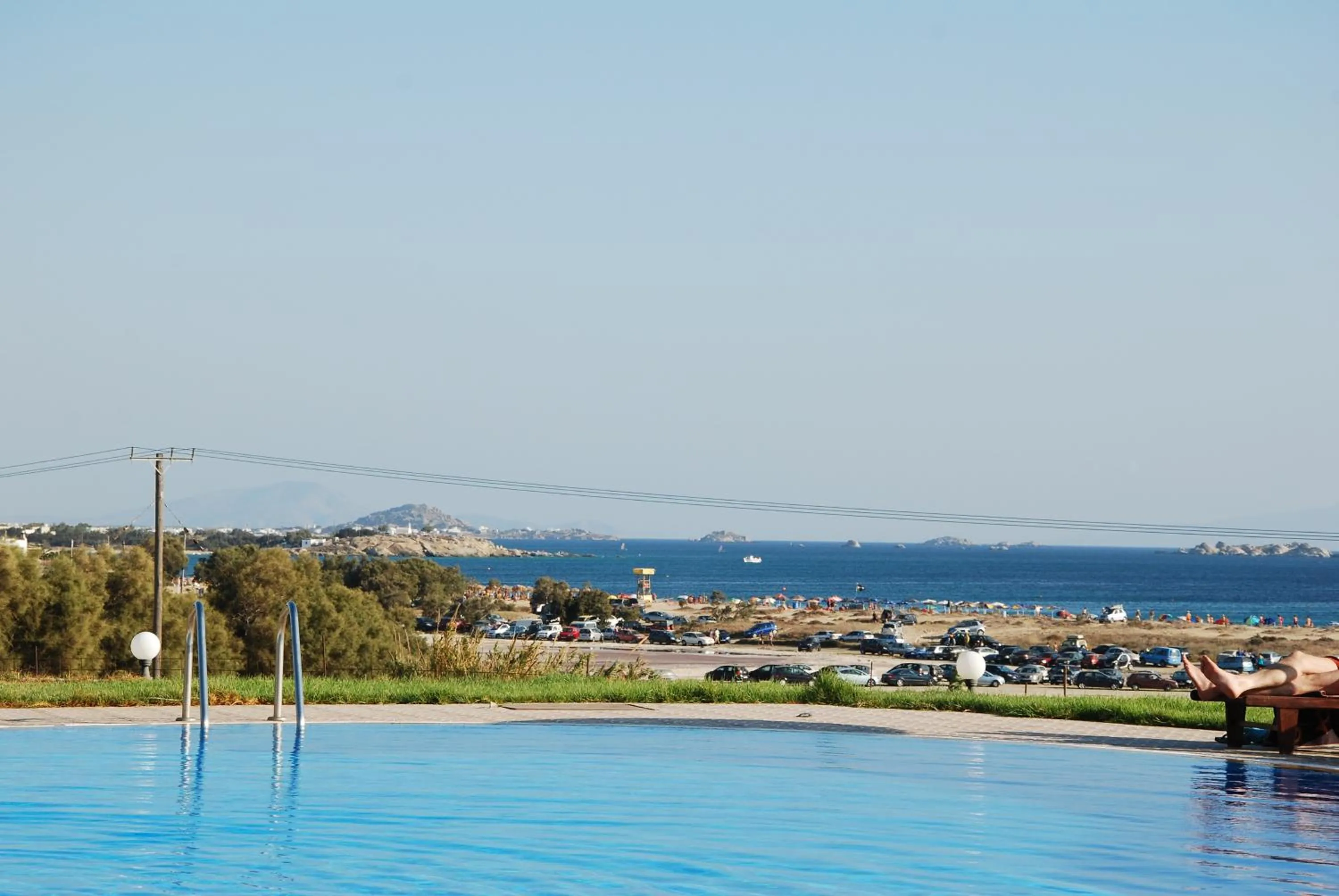 Swimming pool in Koulas Pension - Red Lake