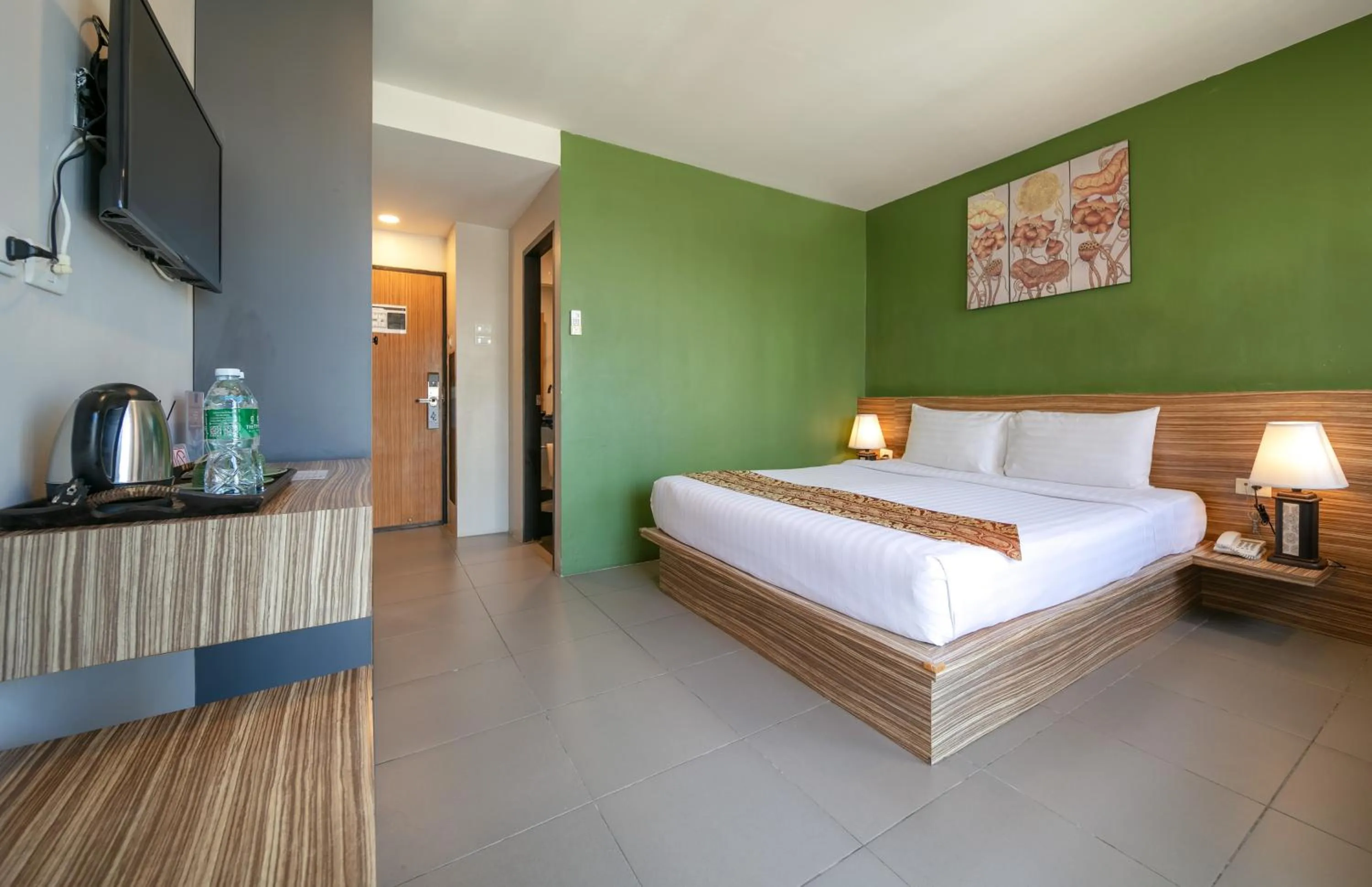 Bed in Gu Hotel Patong