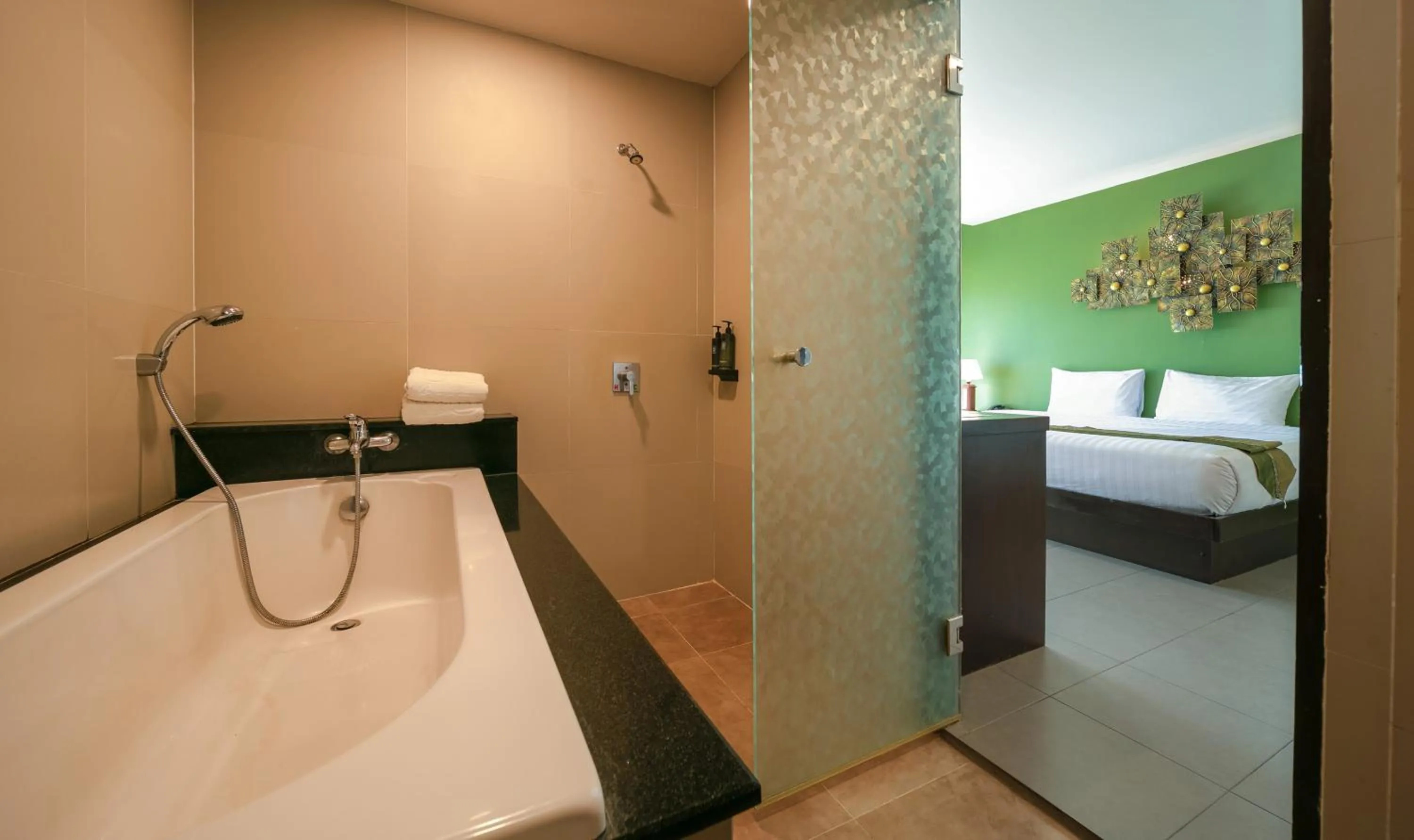 Bed in Gu Hotel Patong