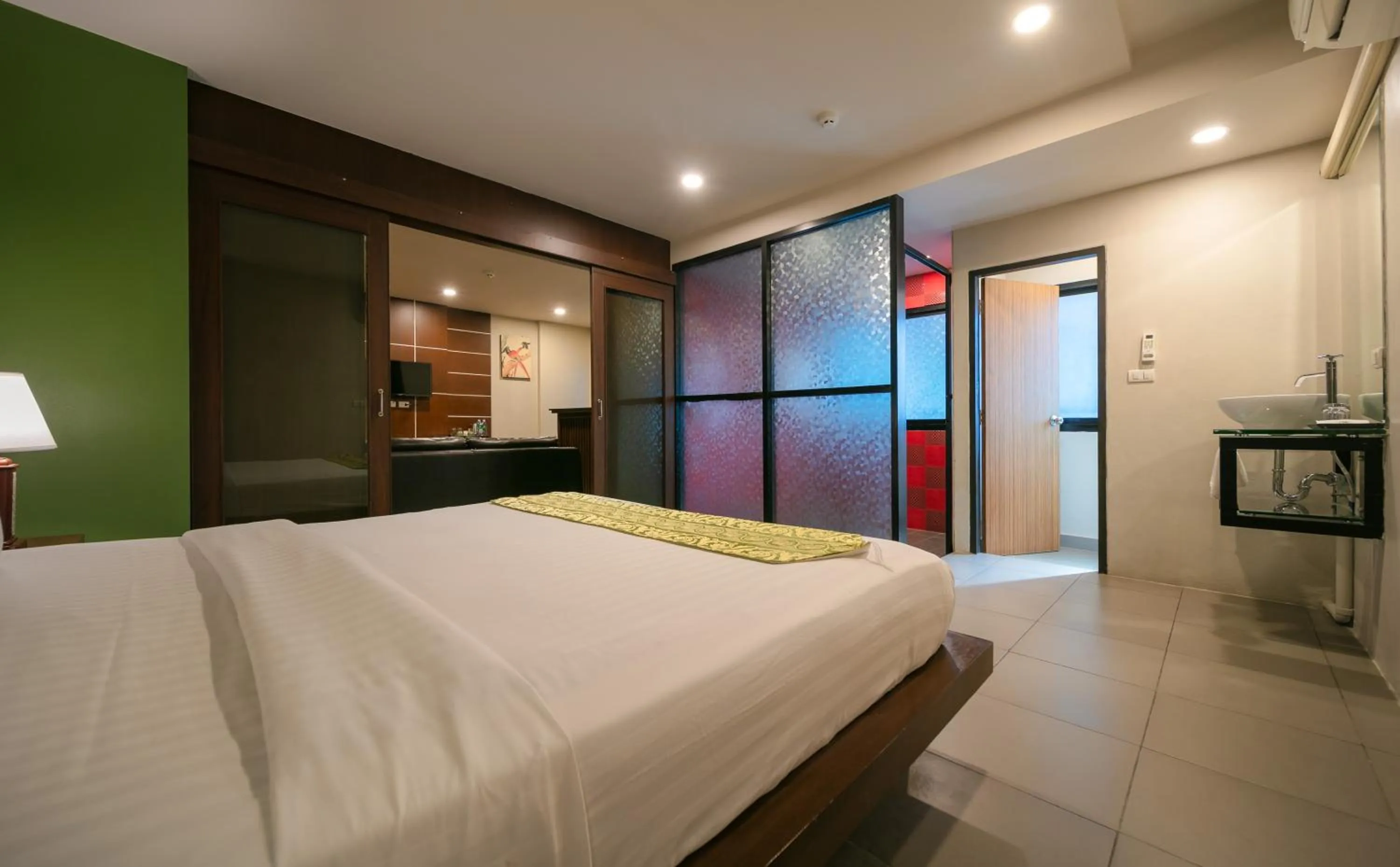 Bed in Gu Hotel Patong