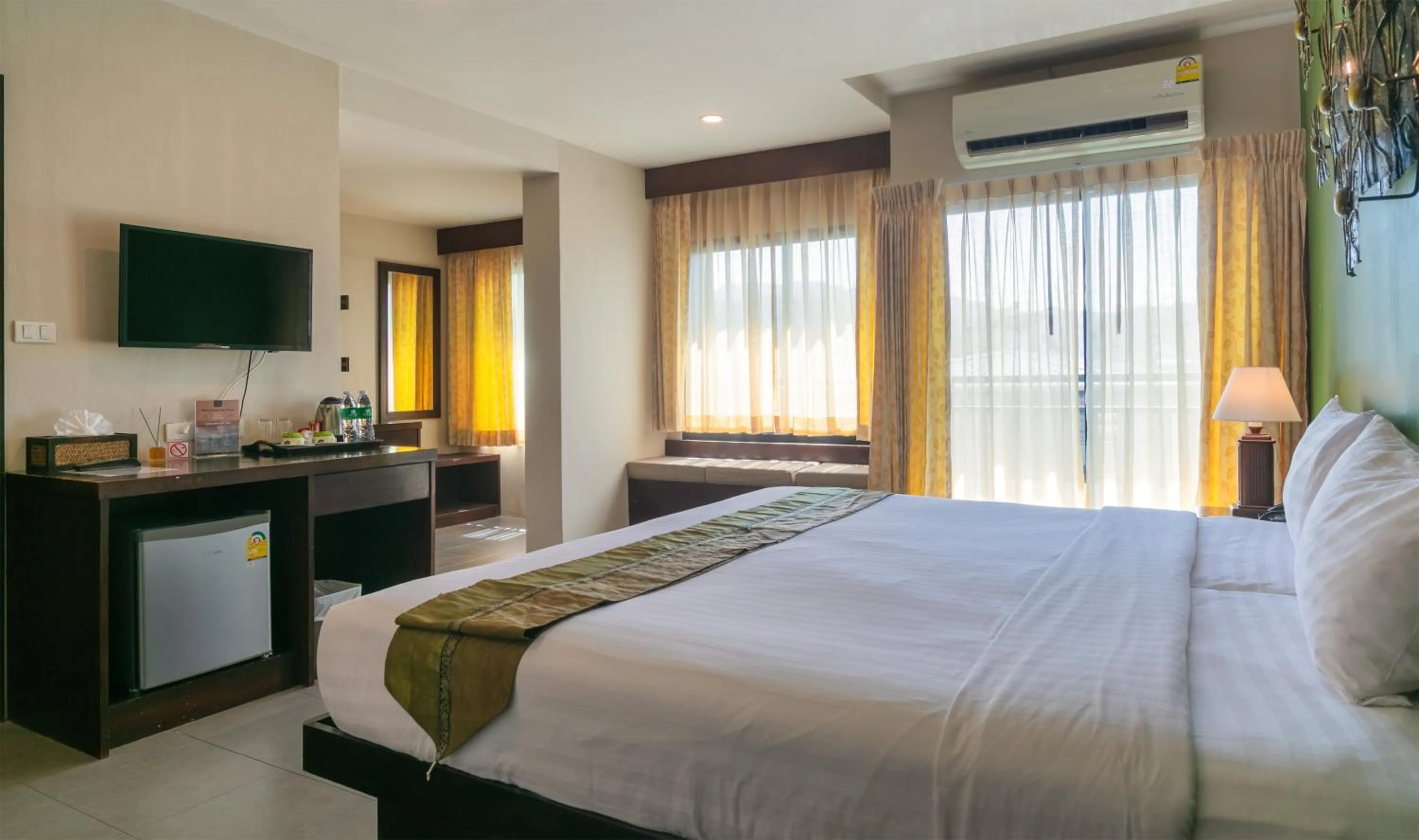 Bed in Gu Hotel Patong