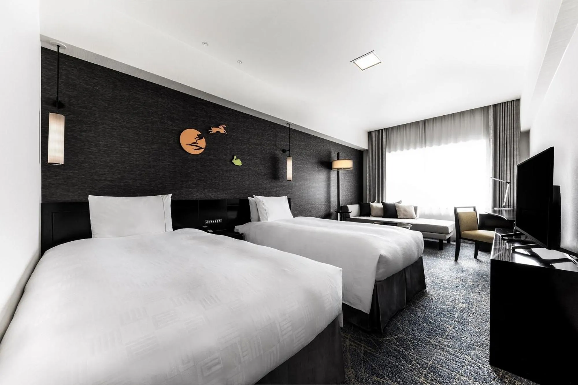 Bed in The Royal Park Hotel Kyoto Sanjo