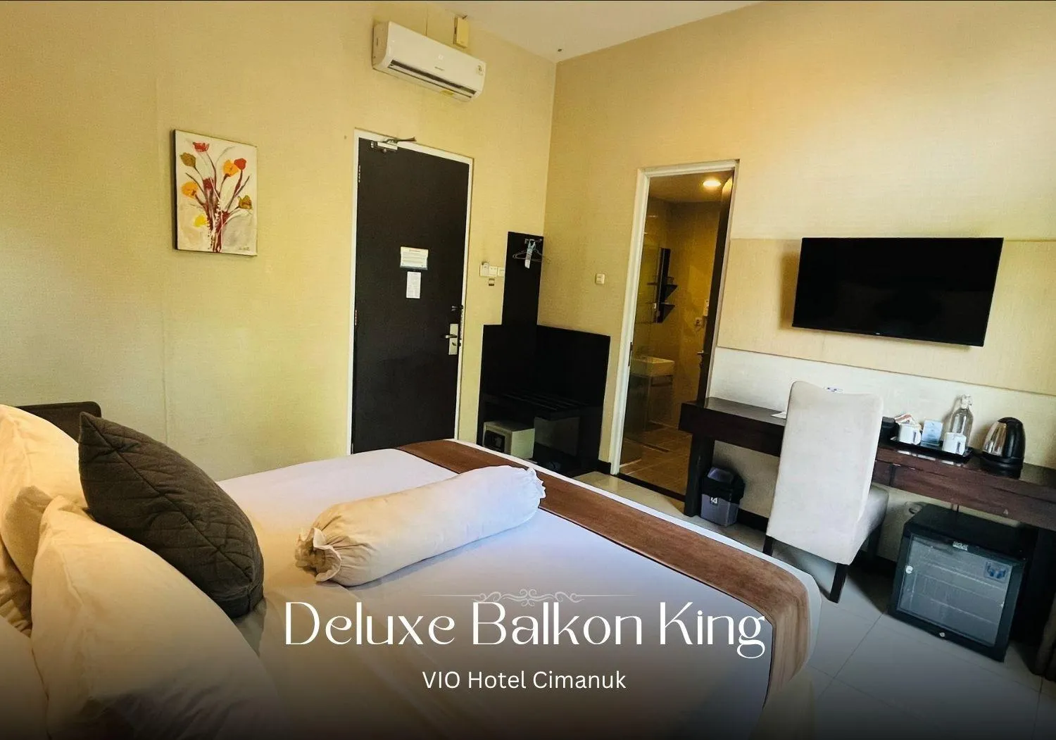 Bed in Vio Hotel Cimanuk Bandung