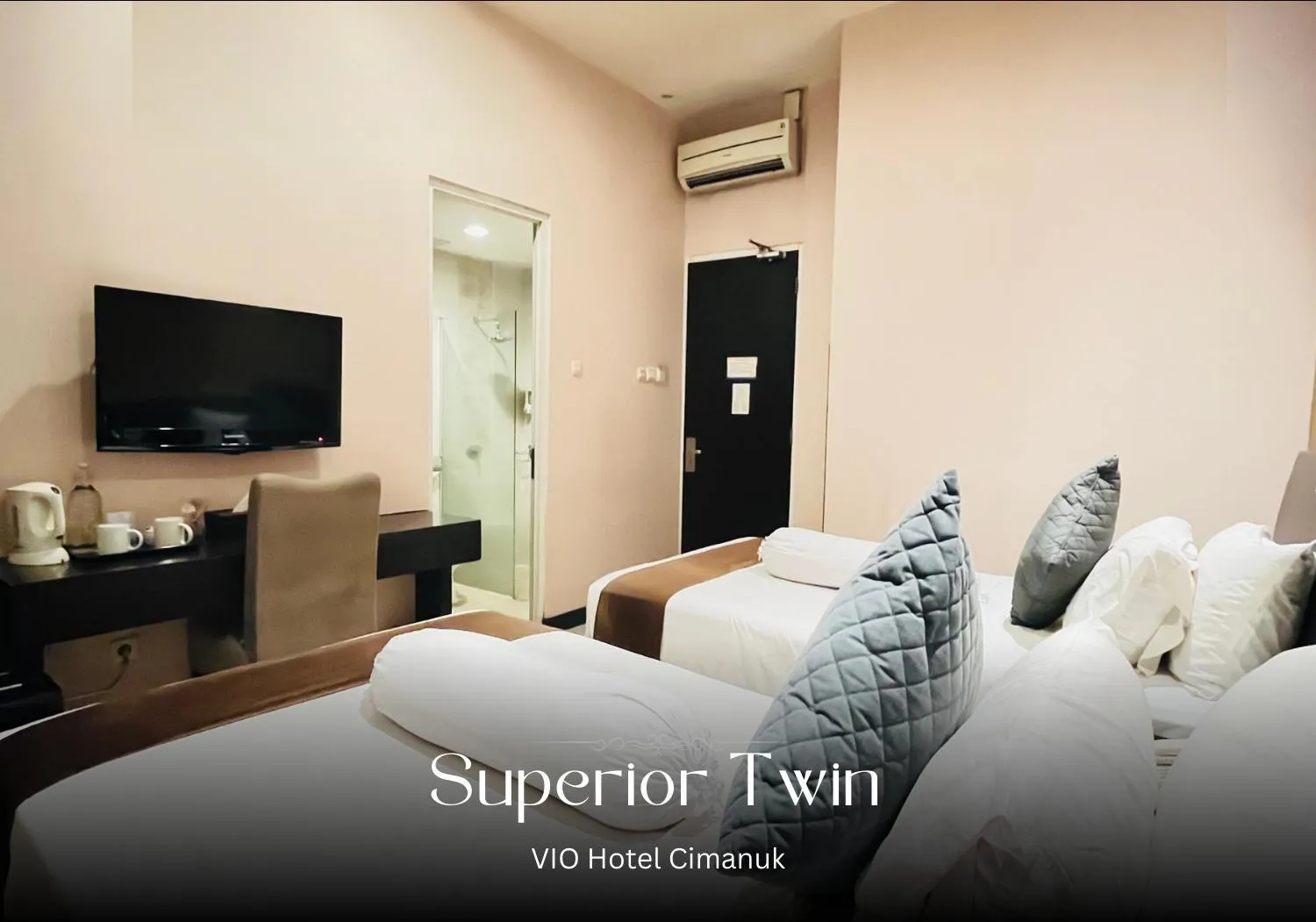 Bed in Vio Hotel Cimanuk Bandung