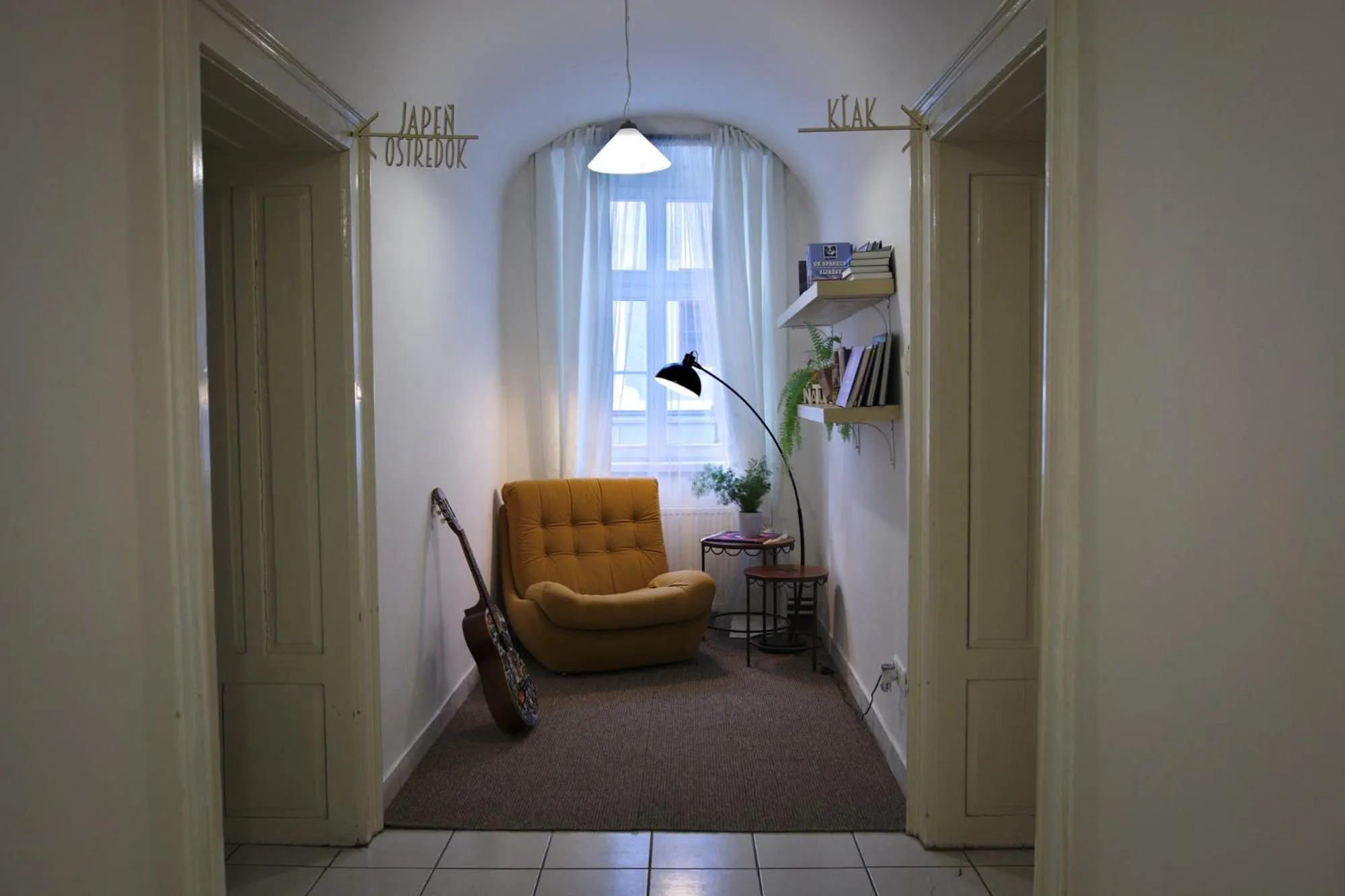 Seating area in GRAN hostel