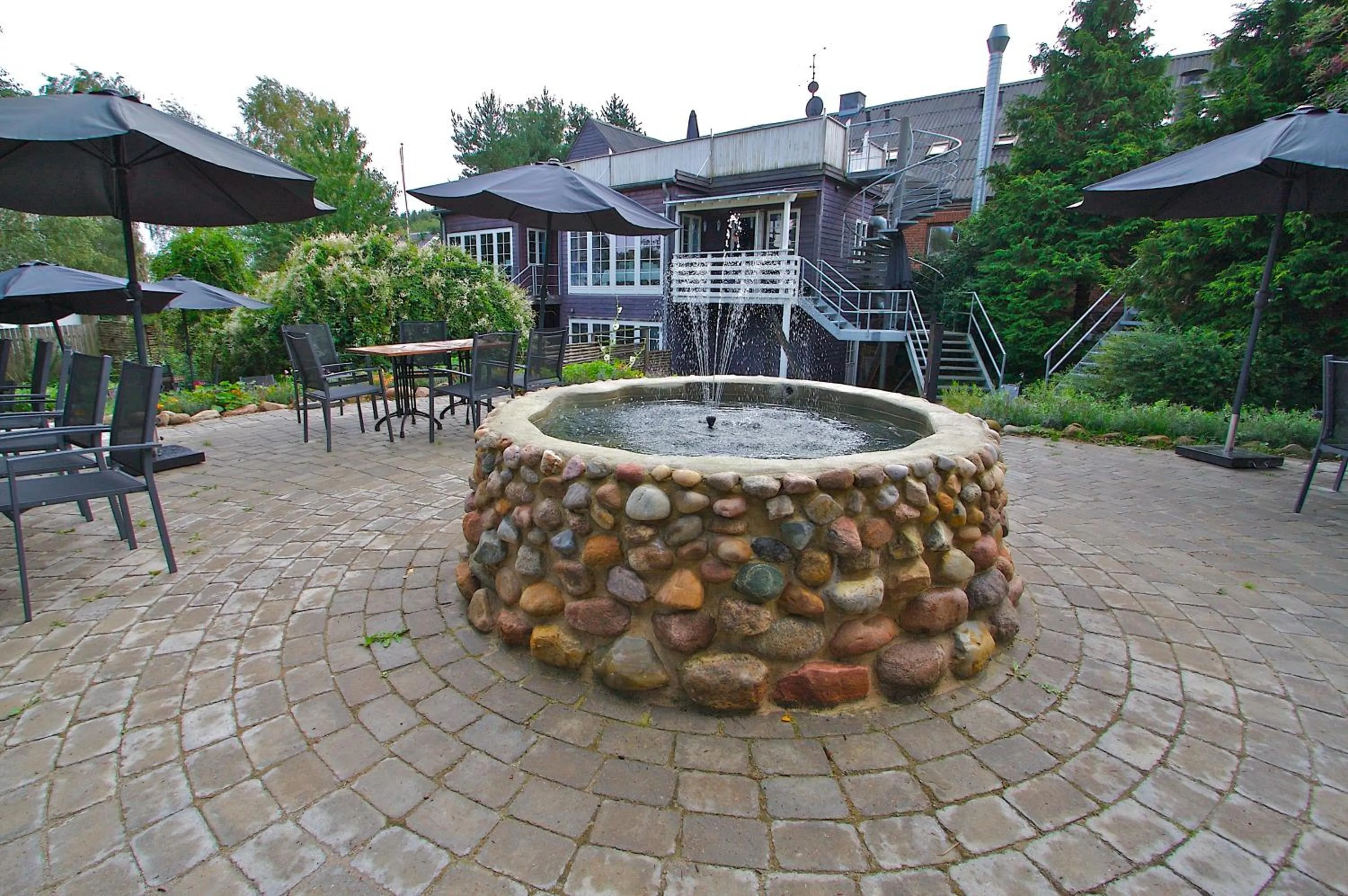 Patio in Nørre Vissing Kro