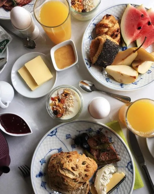 Breakfast in Nørre Vissing Kro