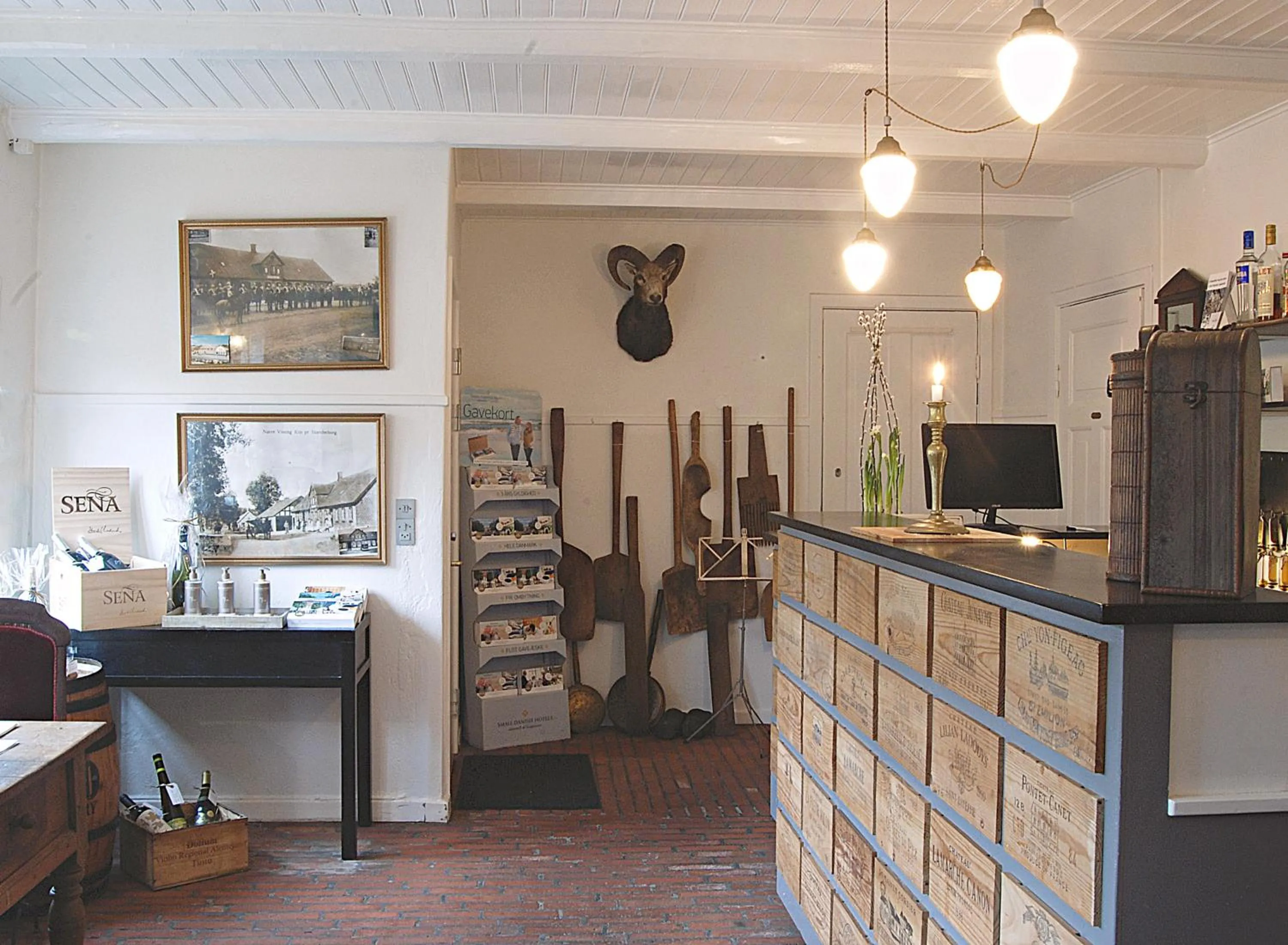 Lobby or reception in Nørre Vissing Kro