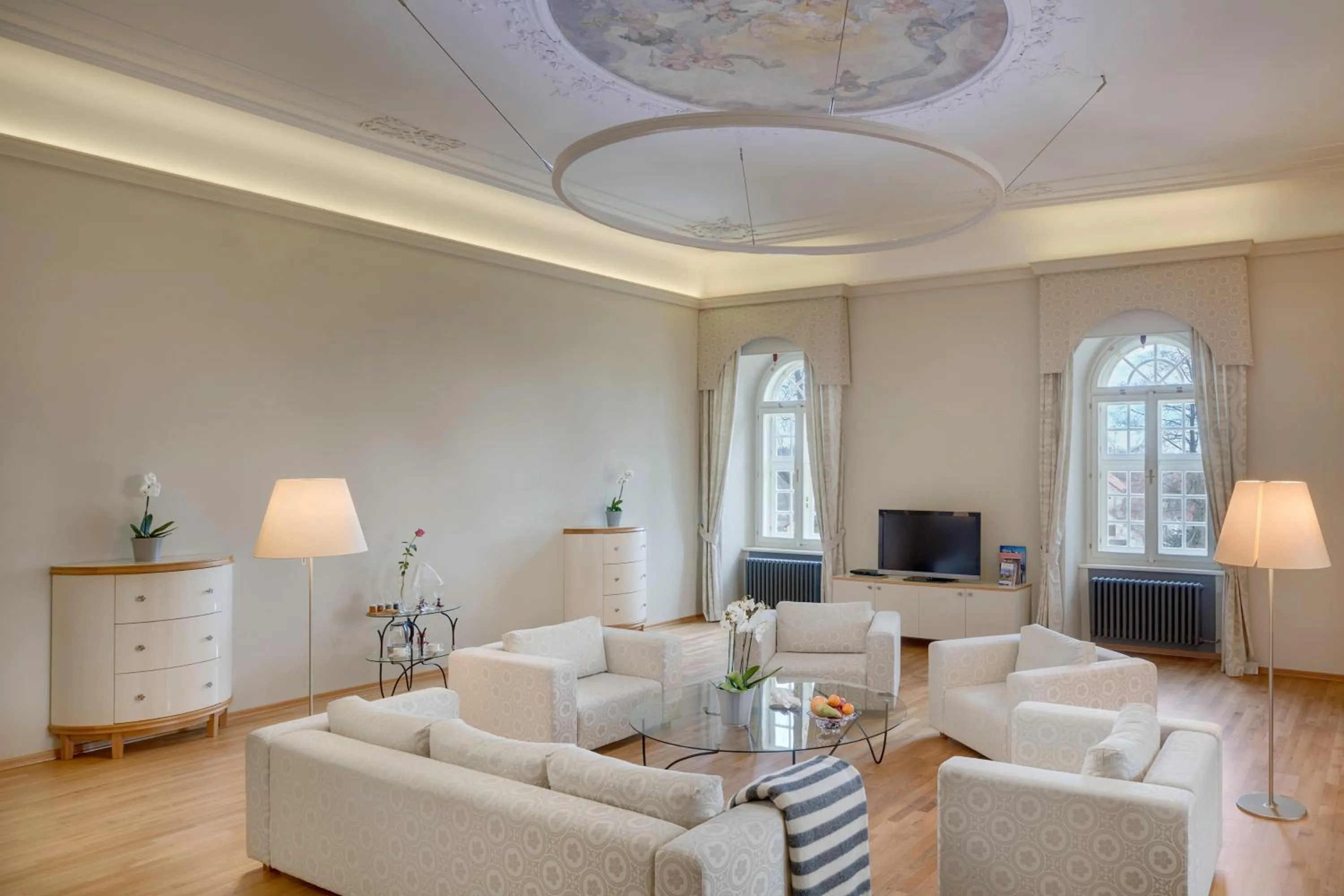 Living room in Chateau Herálec Boutique Hotel & Spa by L'Occitane