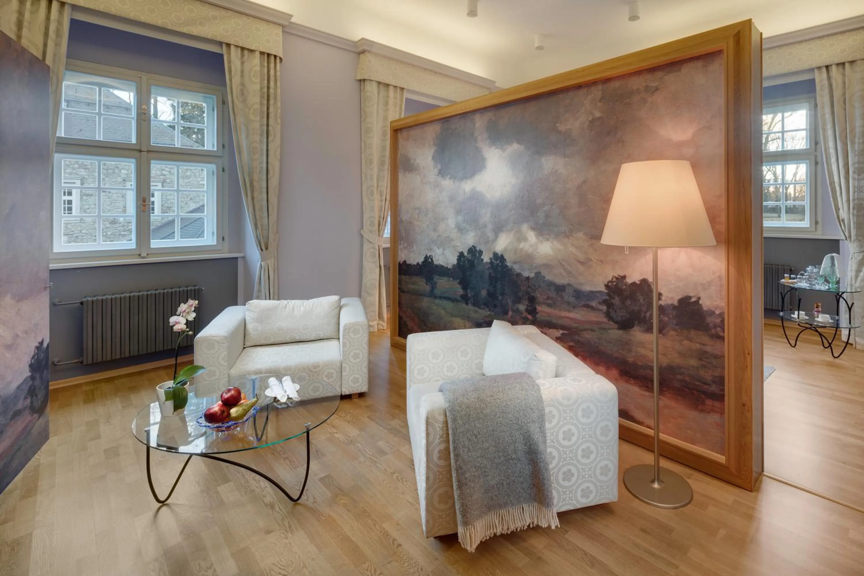 Living room, Bed in Chateau Herálec Boutique Hotel & Spa by L'Occitane