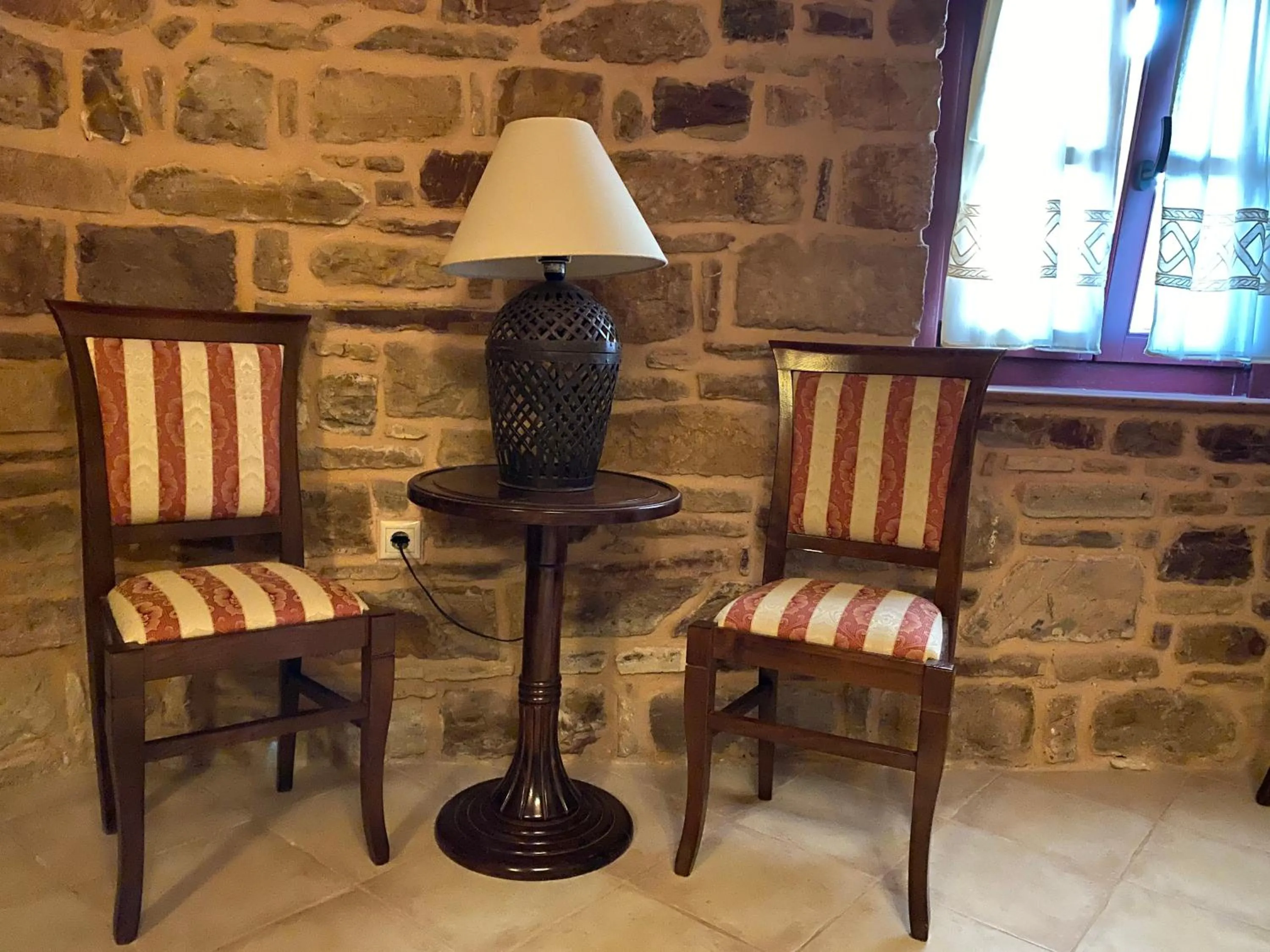 Seating area in Archontiko Riziko