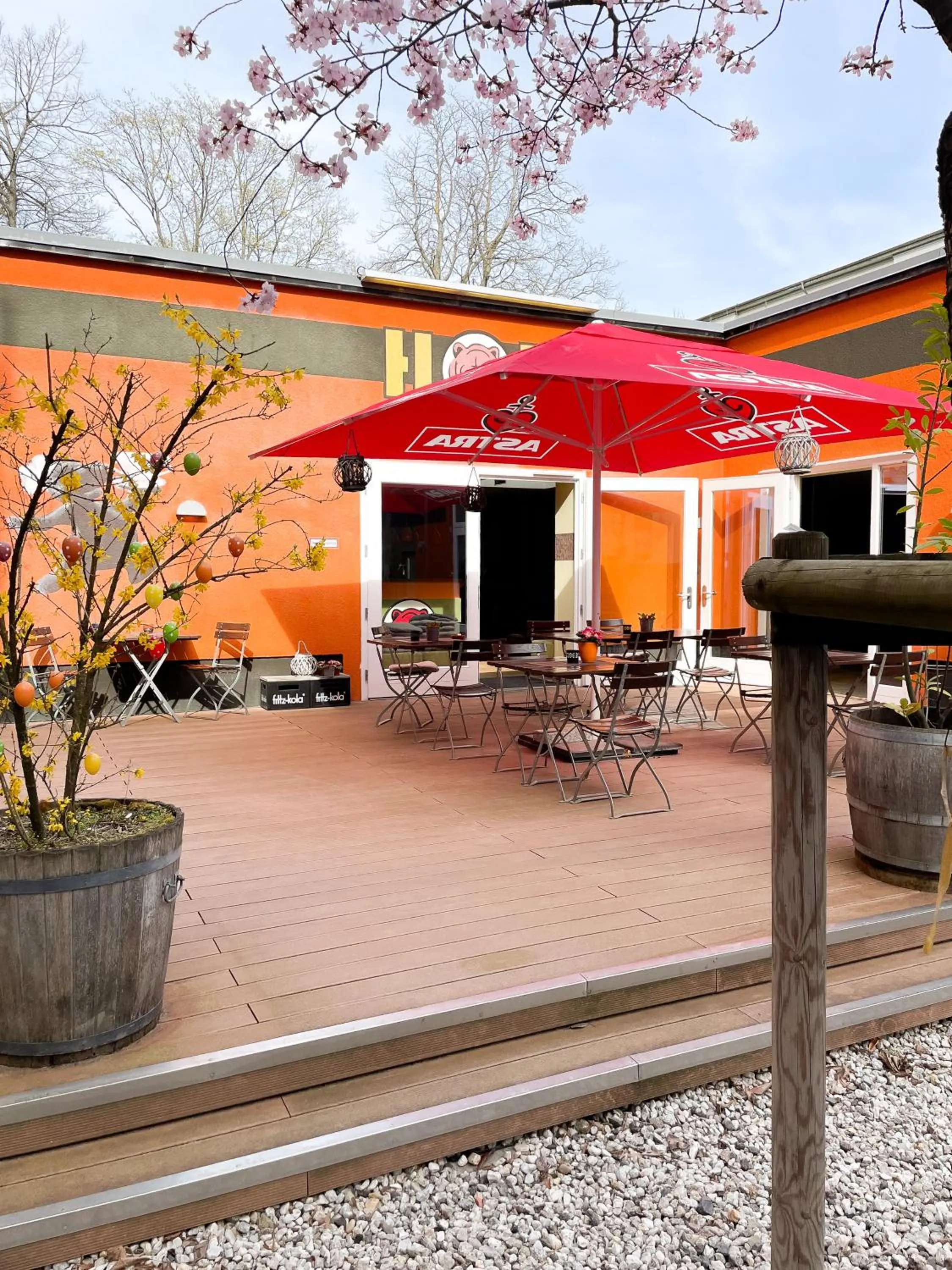 Patio in HOLI City Apart Hotel Berlin