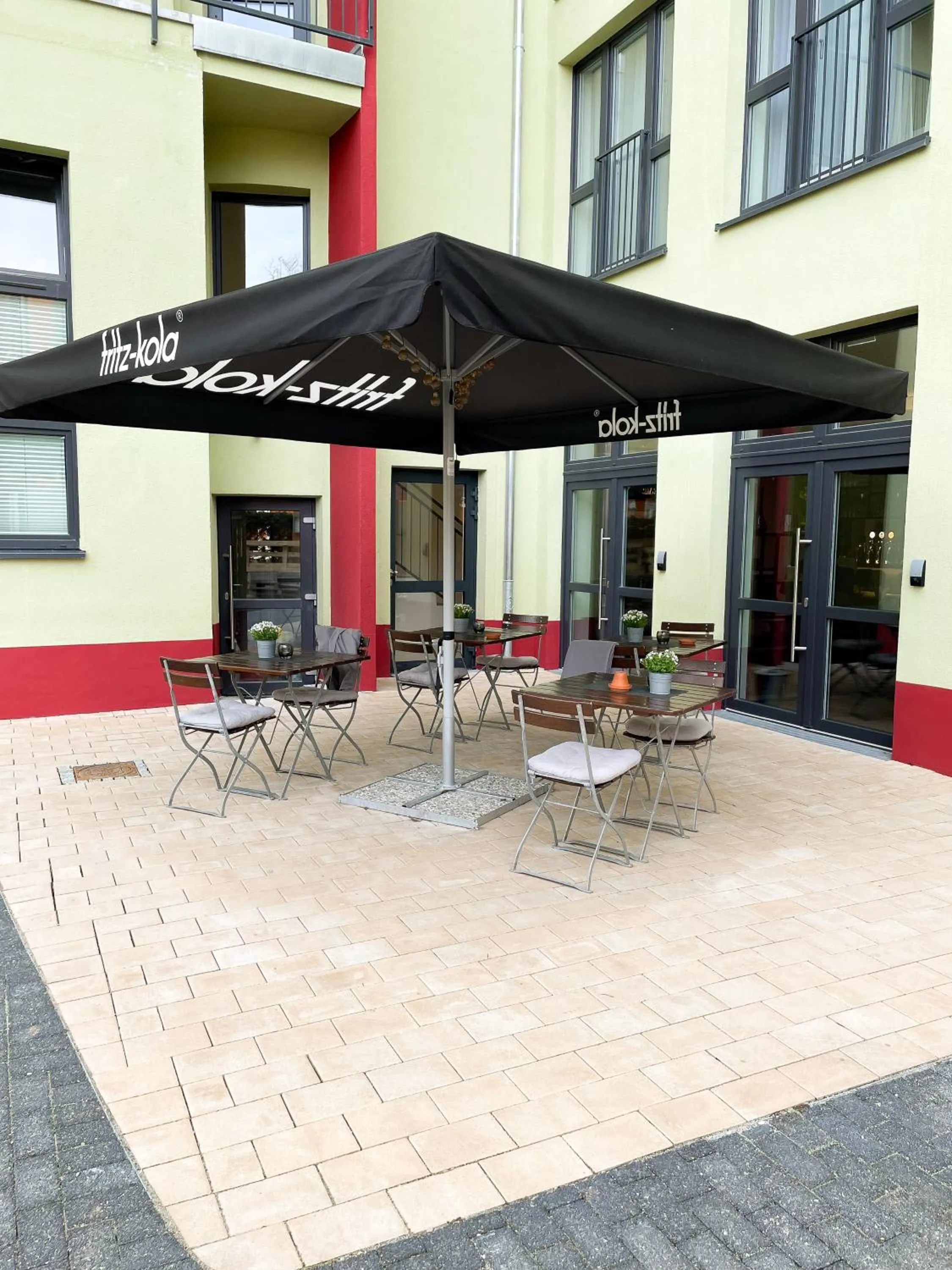 Patio in HOLI City Apart Hotel Berlin