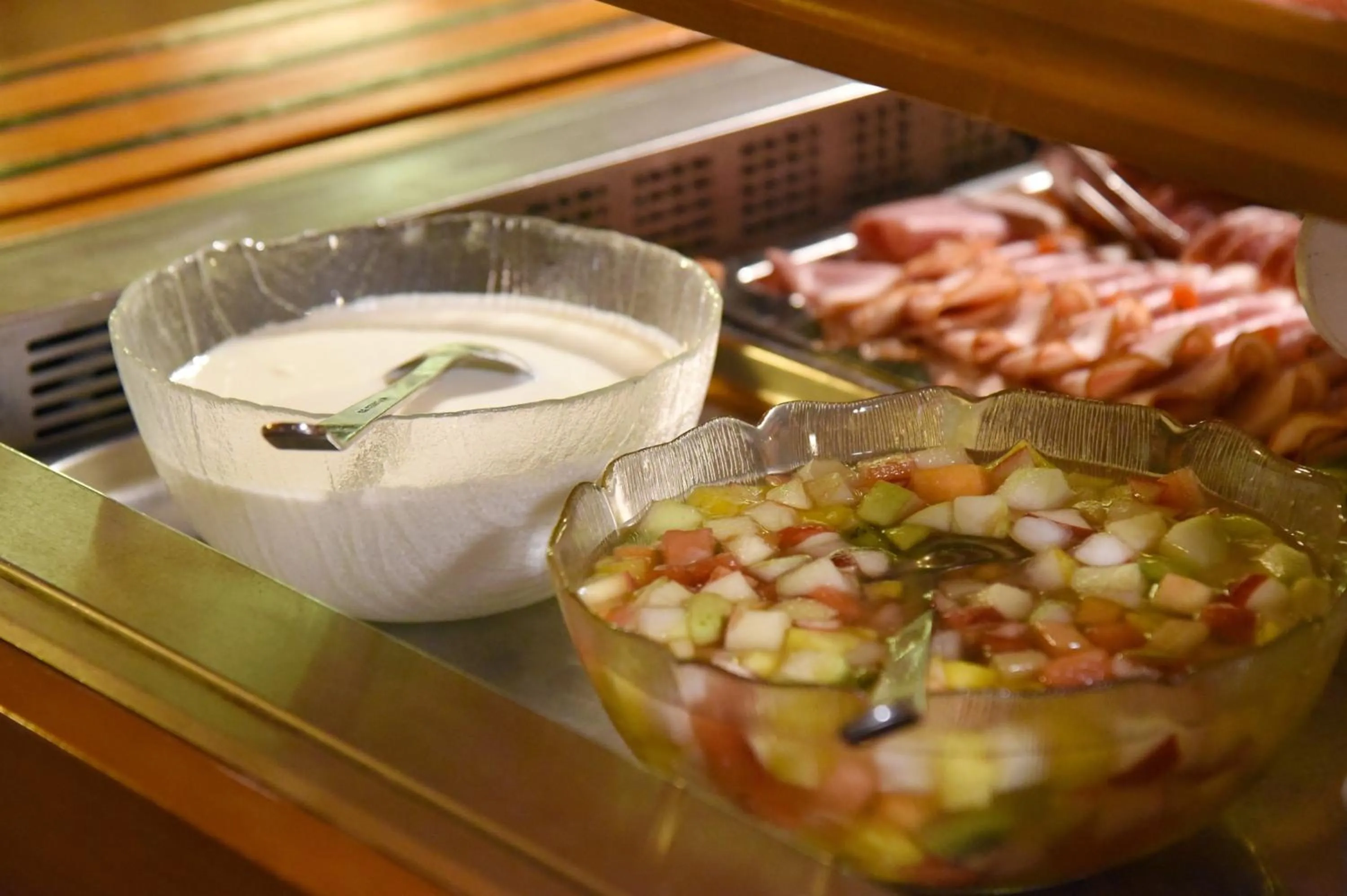 Food and drinks in Hôtel de l'Aigle