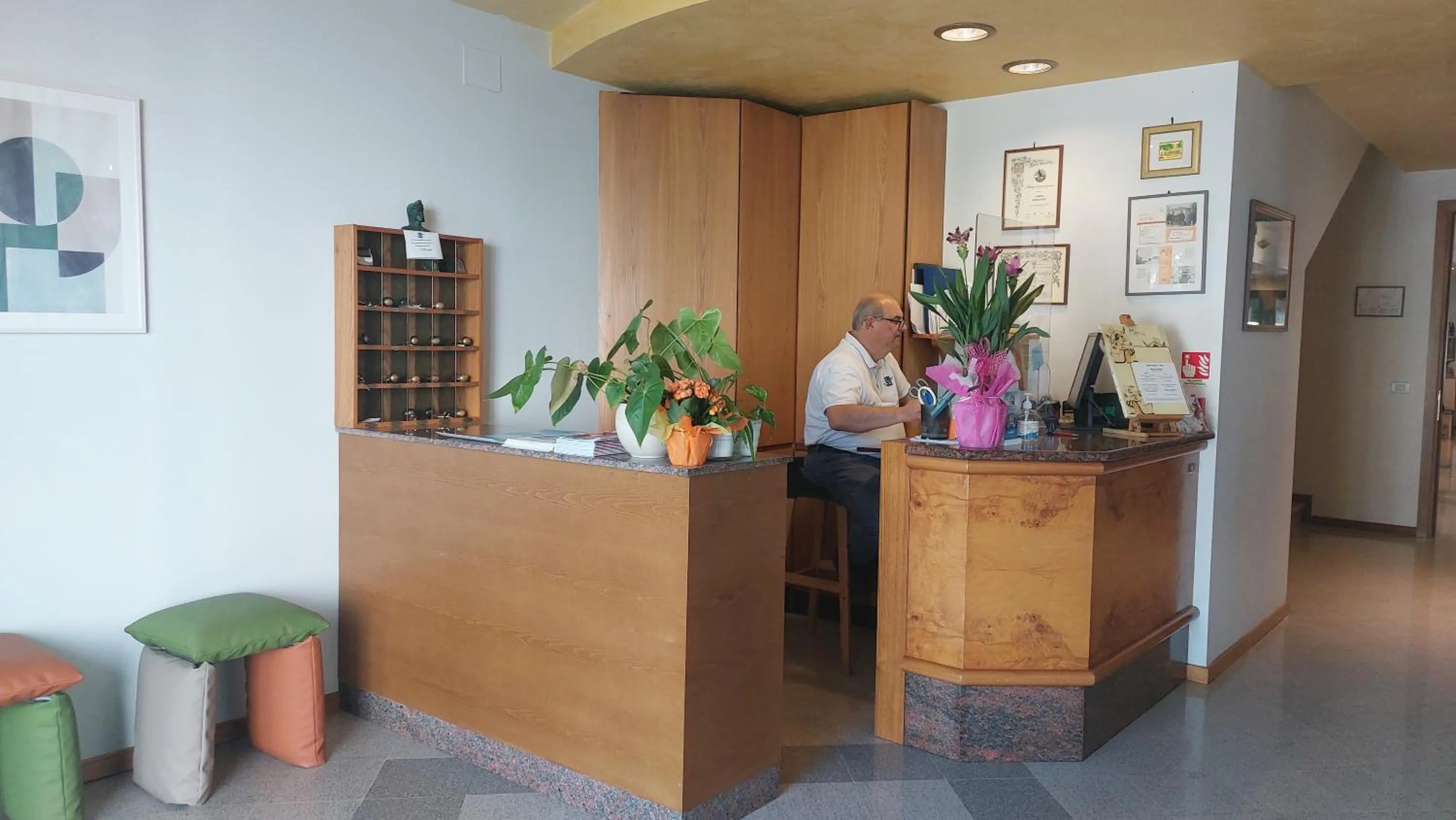 Lobby or reception in Albergo Ridente