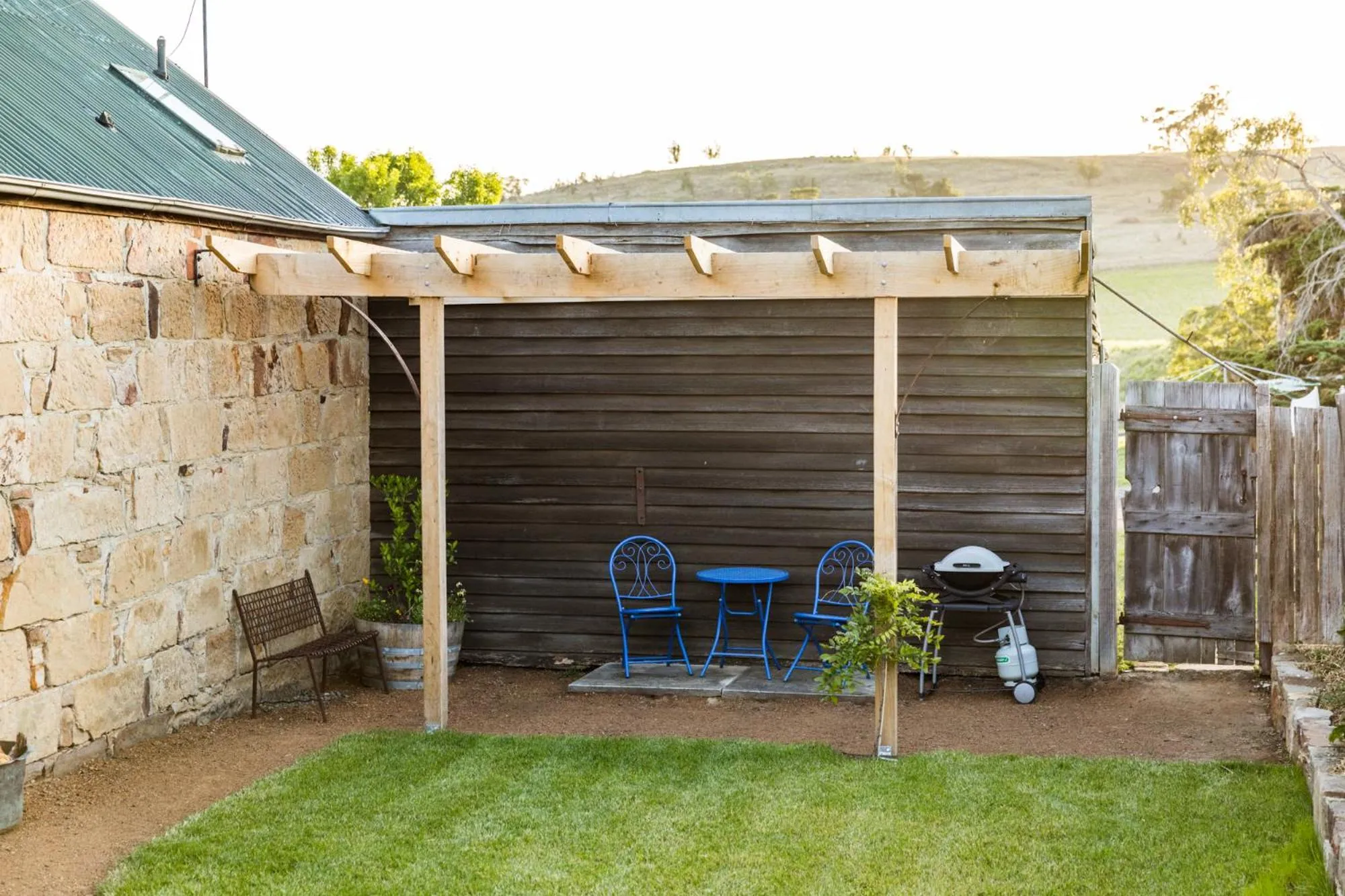 Patio in Daisy Bank Cottages