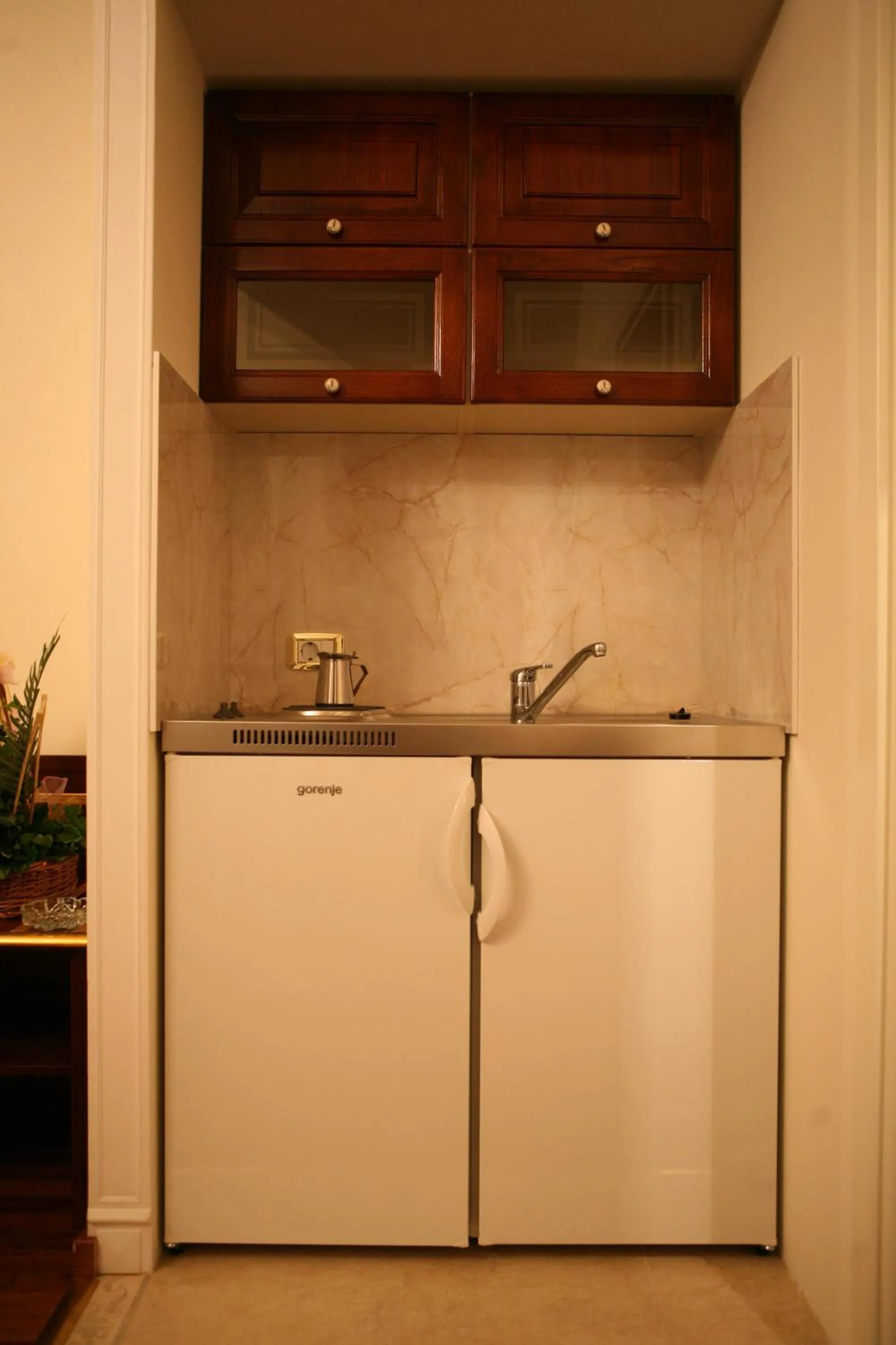 Kitchen or kitchenette in Hotel Villa Viktorija