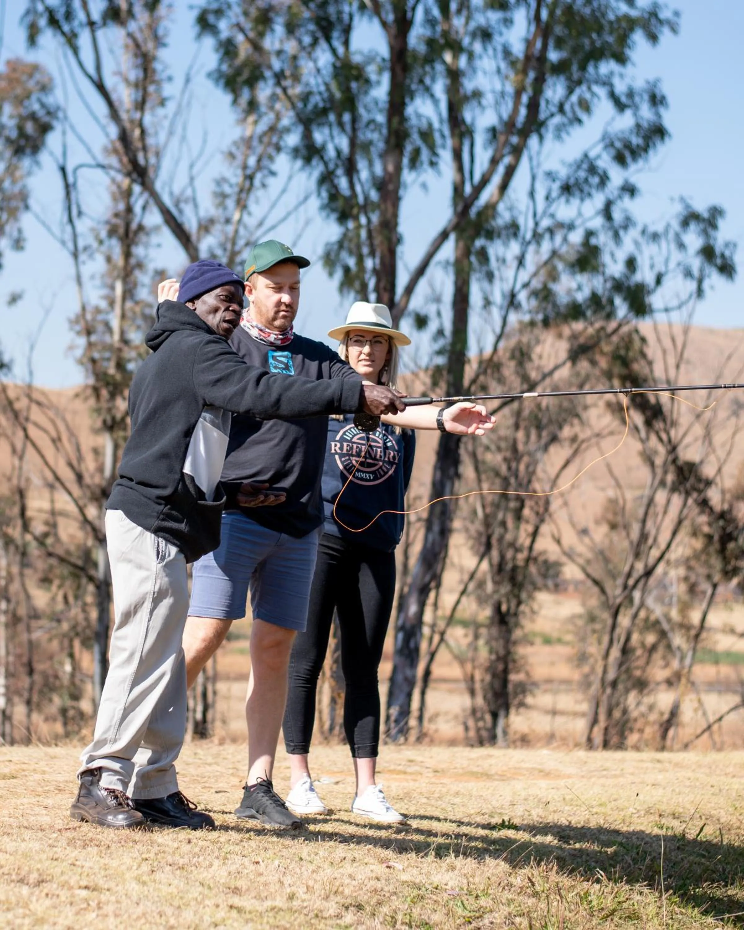 Fishing in Stonecutters Lodge