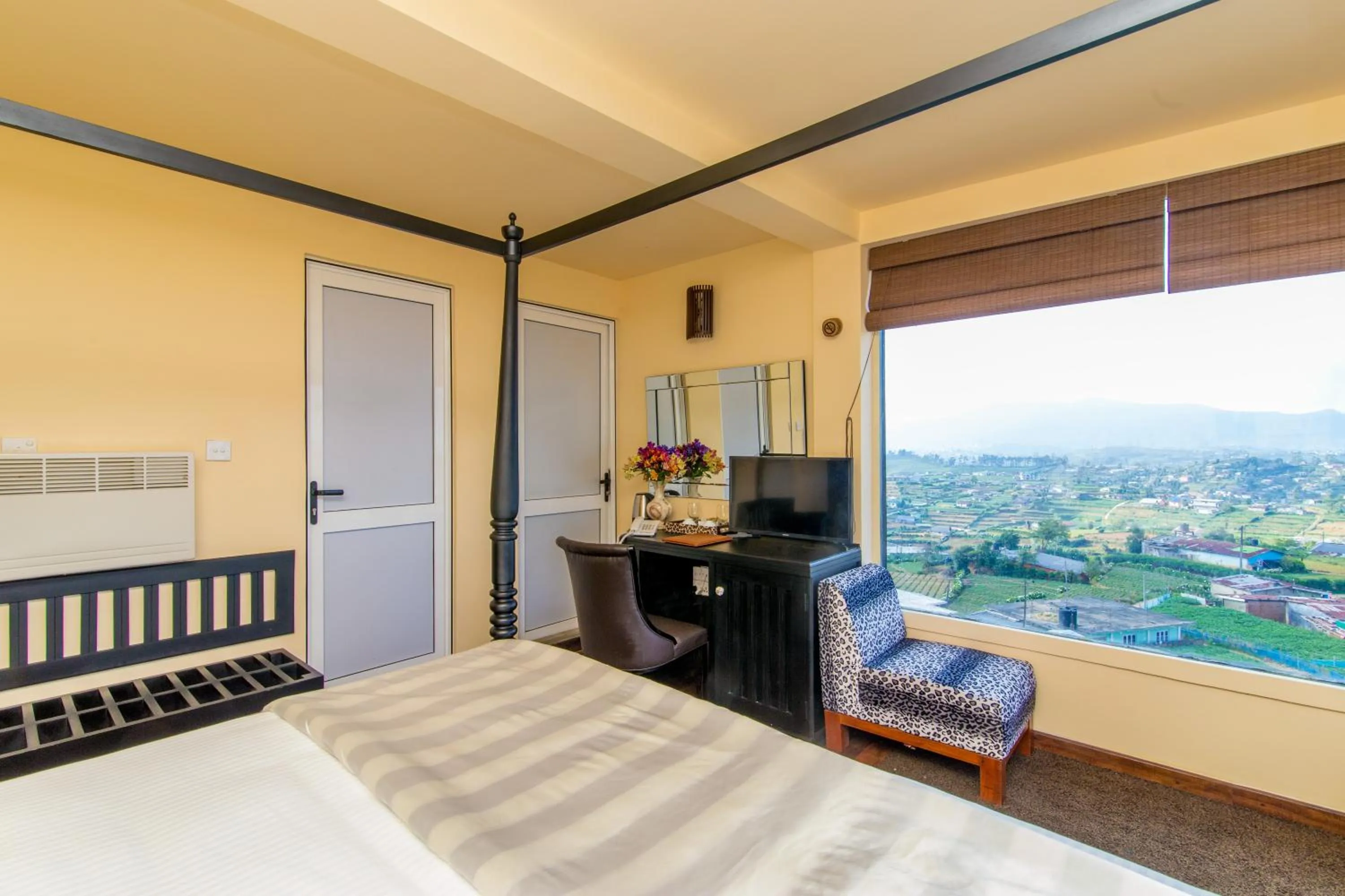 Bed in The Forest and Lake by Schofieldshire