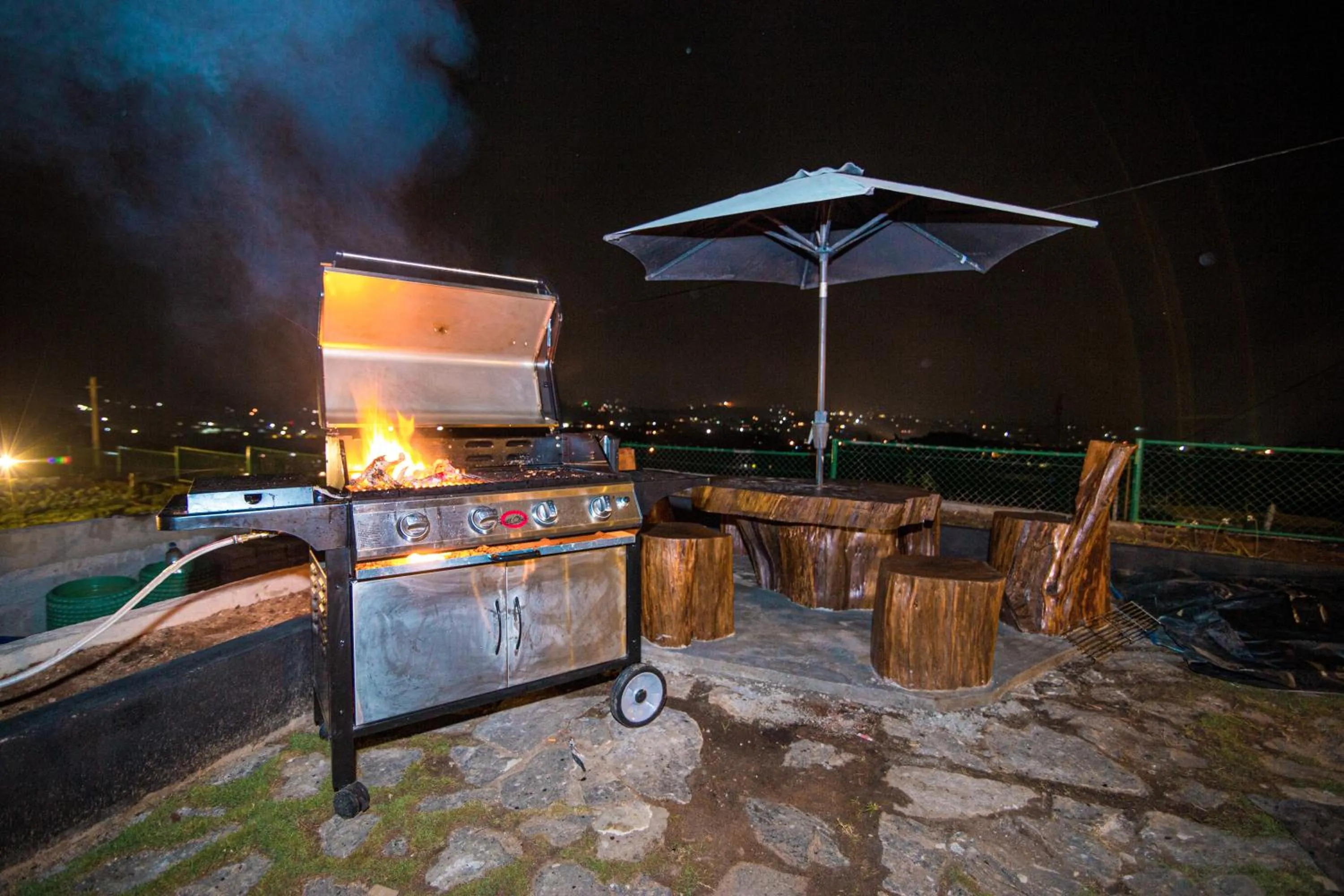 BBQ facilities in The Forest and Lake by Schofieldshire
