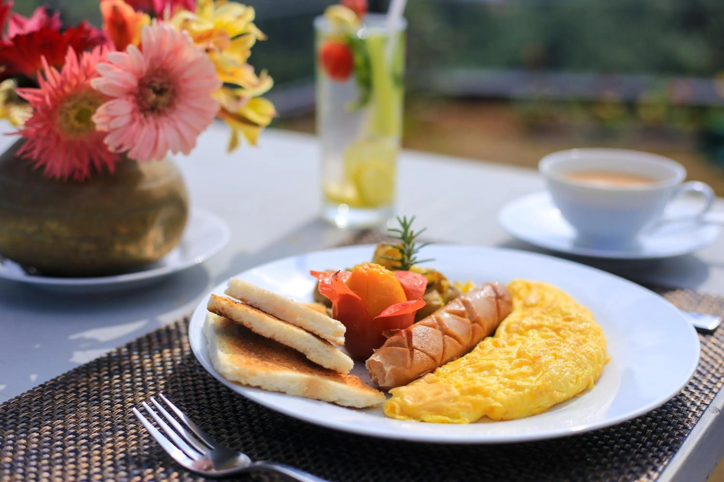 Breakfast in The Forest and Lake by Schofieldshire