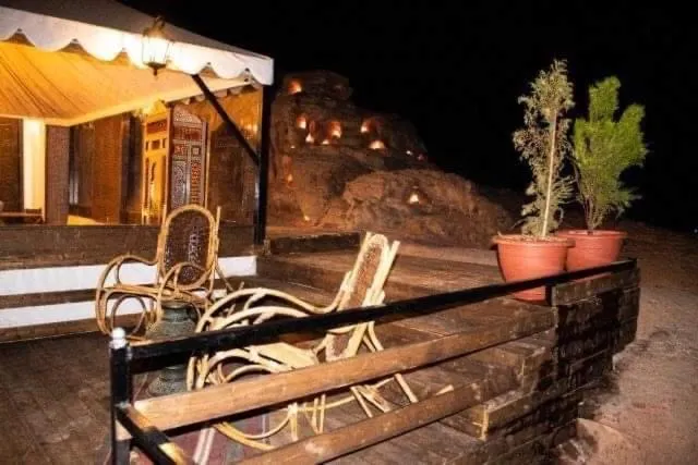 Patio in Mazayen Rum Camp