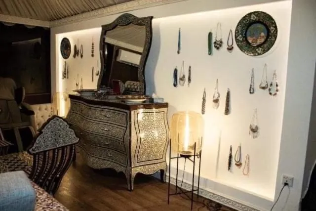 Living room in Mazayen Rum Camp