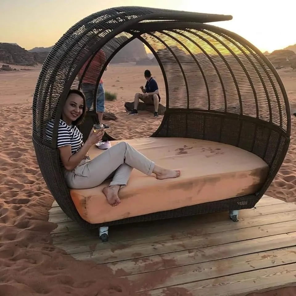 Patio in Mazayen Rum Camp