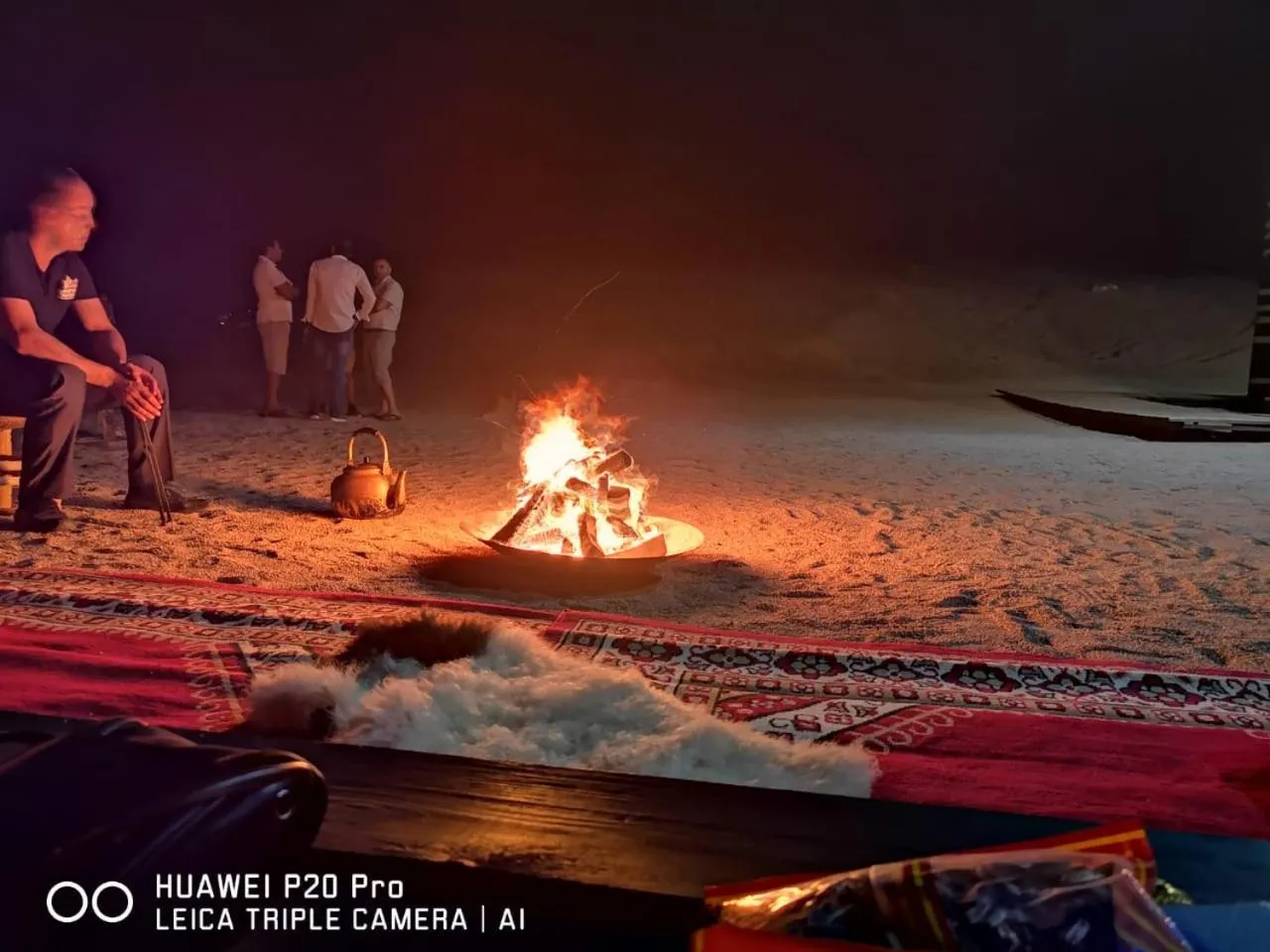 Communal lounge/ TV room in Mazayen Rum Camp
