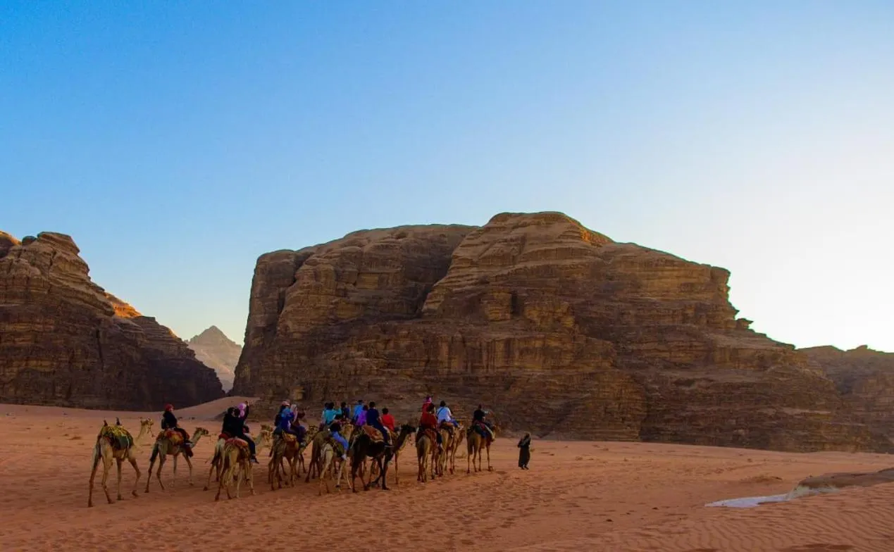 People in Mazayen Rum Camp