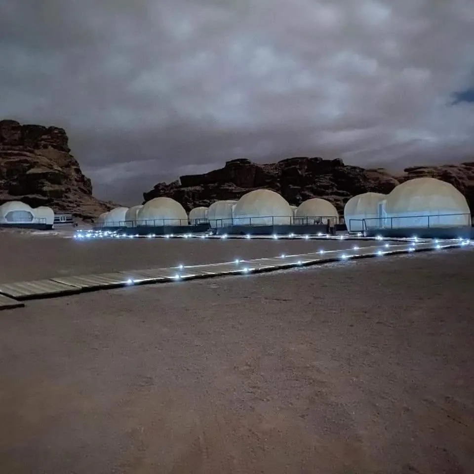 Facade/entrance in Mazayen Rum Camp
