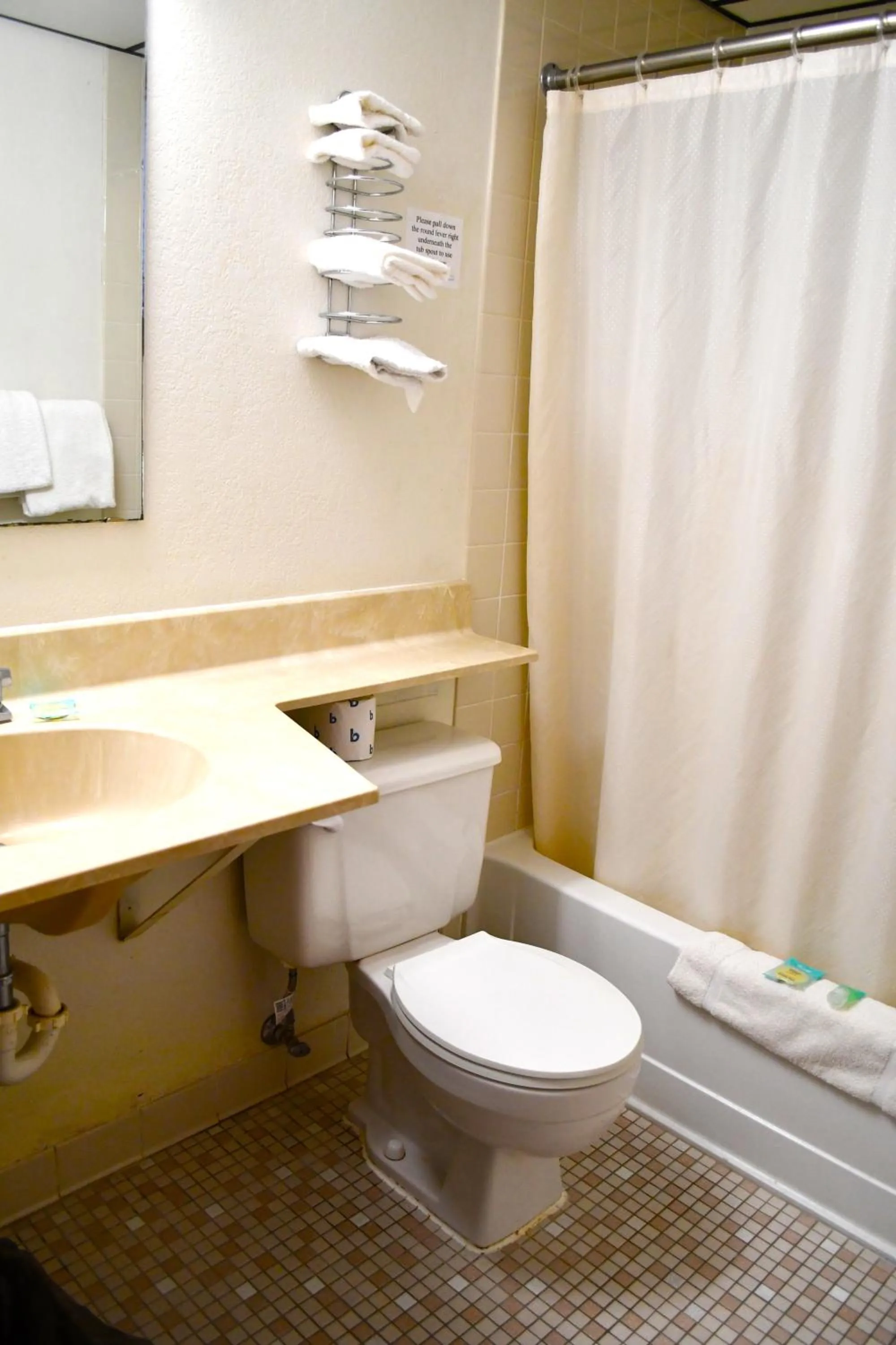 Bathroom in American Motel Waseca