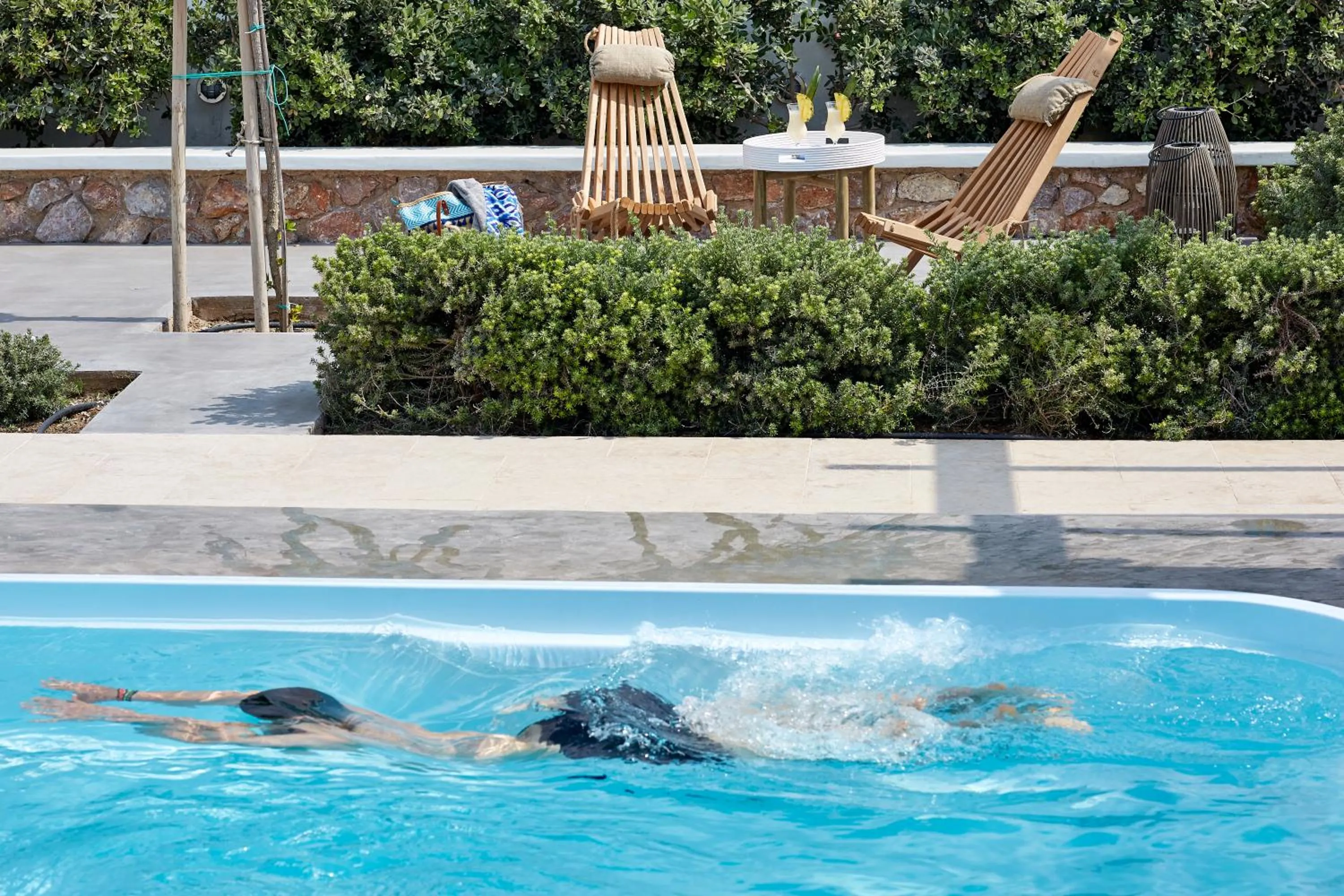 Time of day in Almyriki Beach Villa