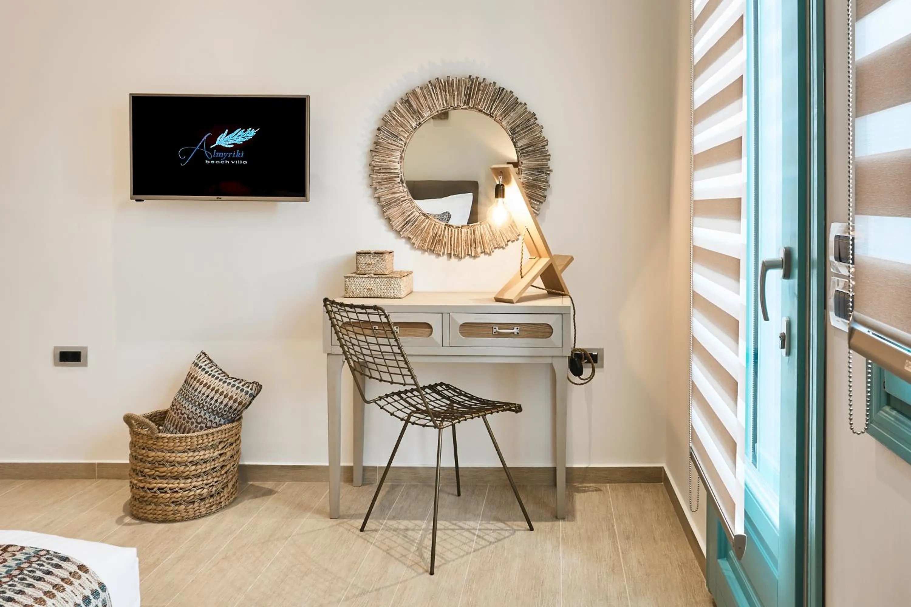 Time of day in Almyriki Beach Villa