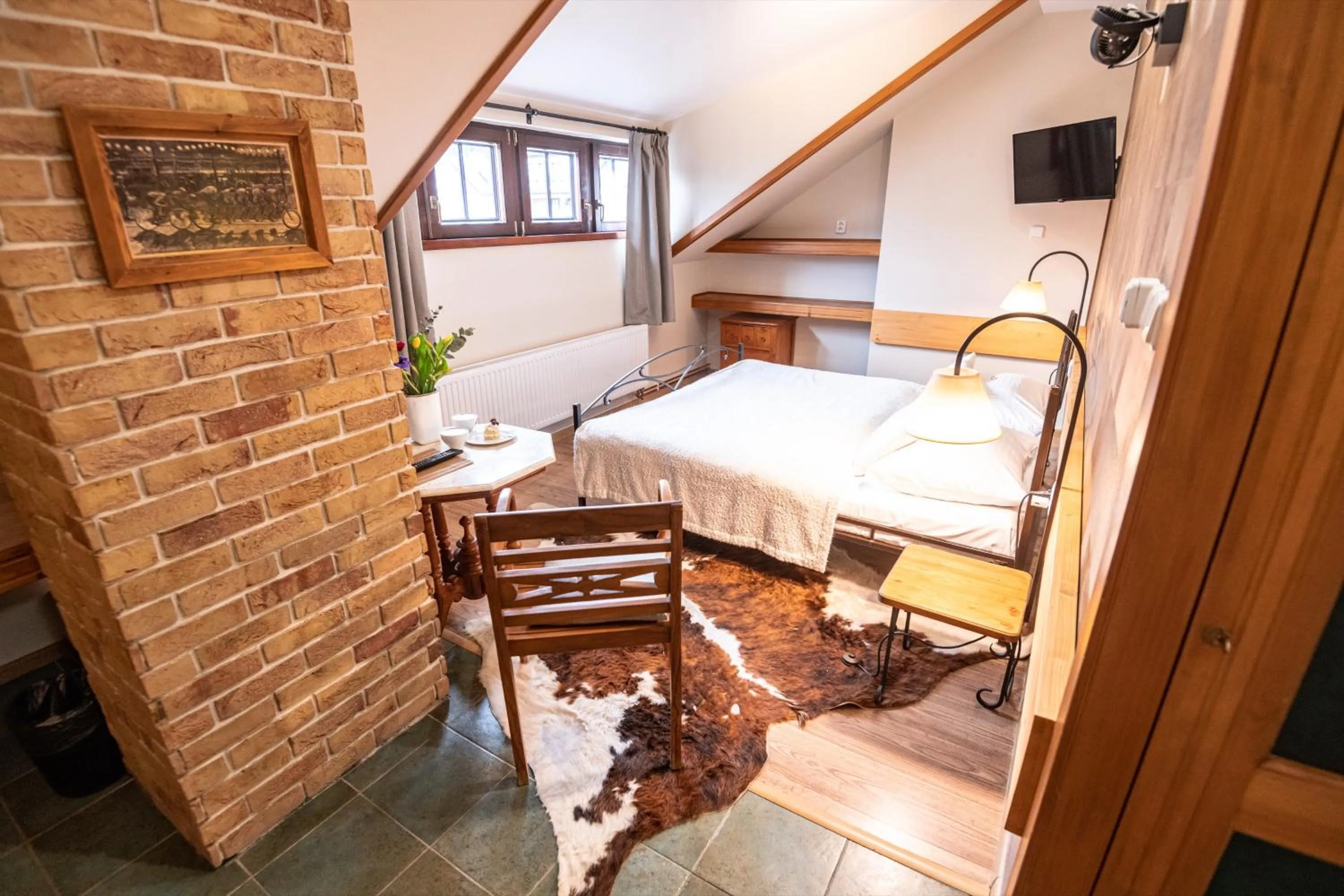 Bedroom, Bed in Šumava Inn