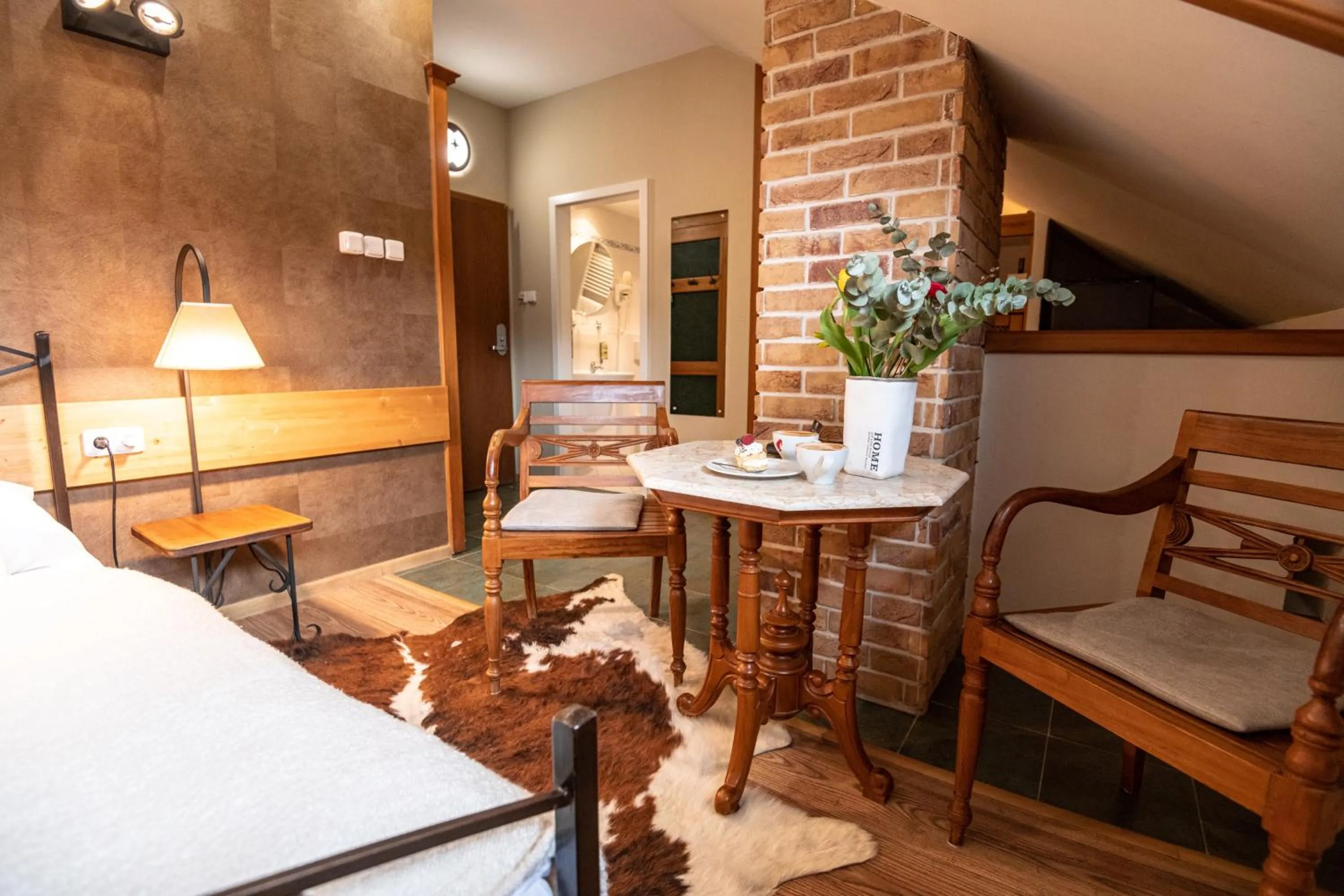 Bedroom in Šumava Inn
