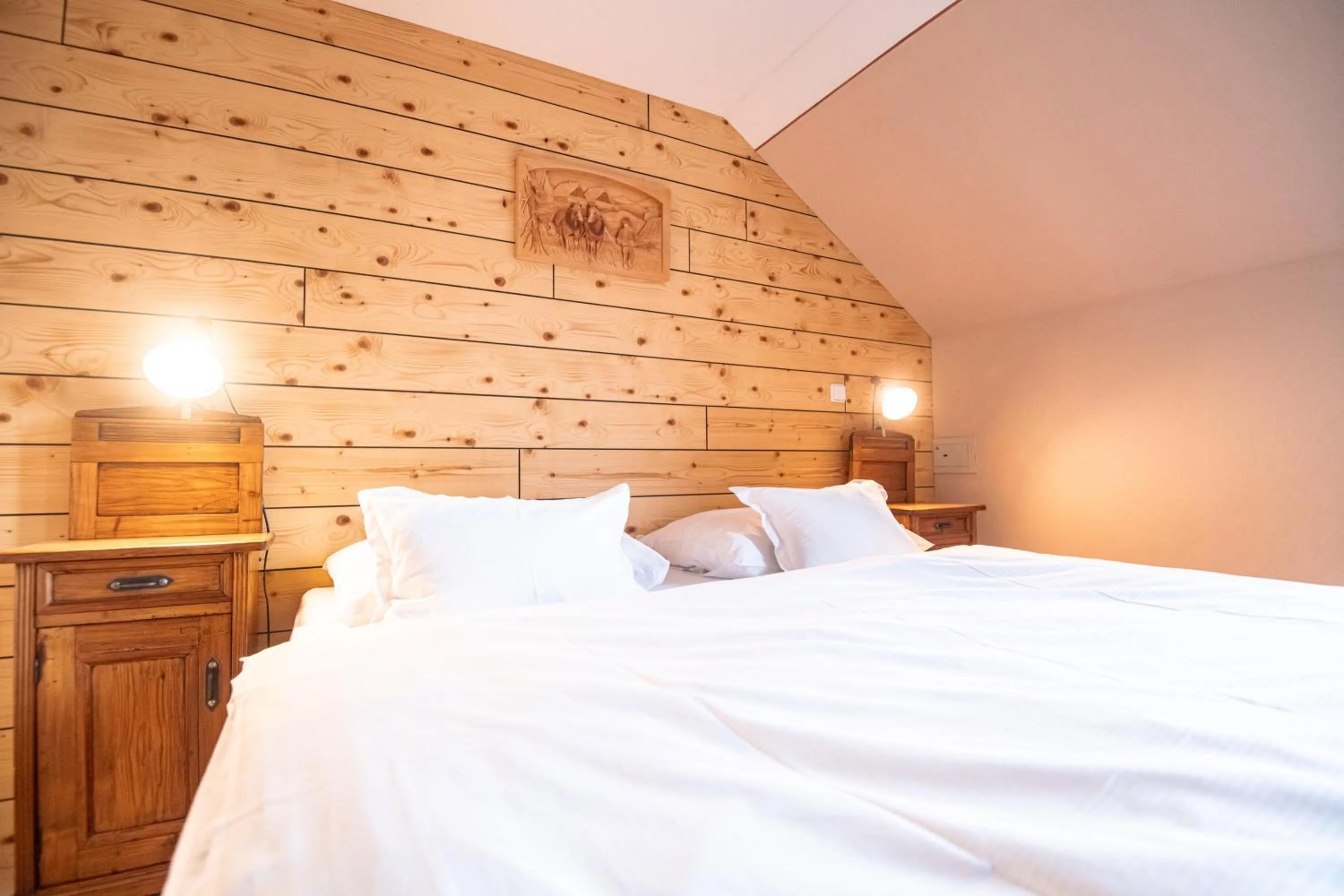 Bed in Šumava Inn